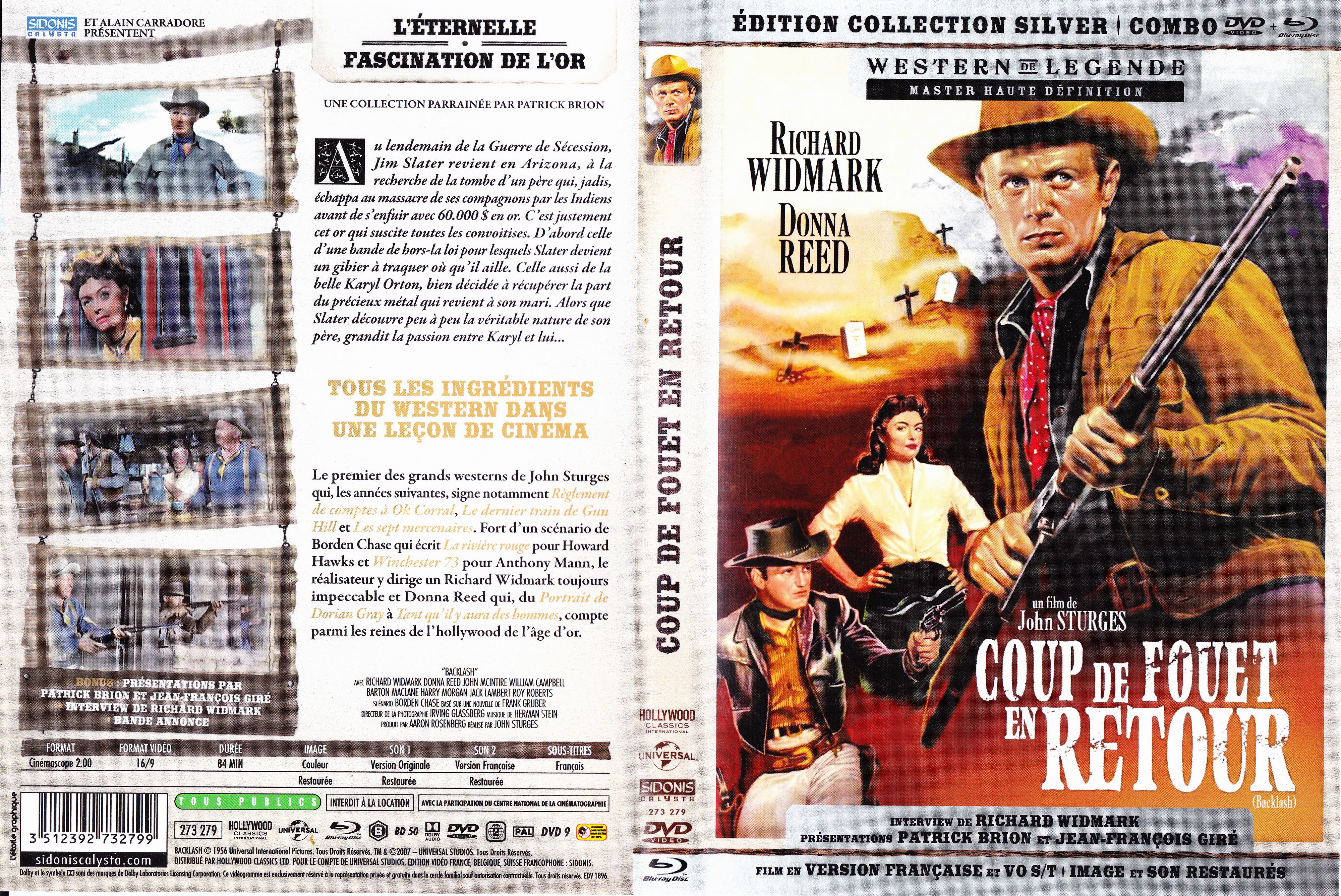 Jaquette DVD Coup de fouet en retour custom