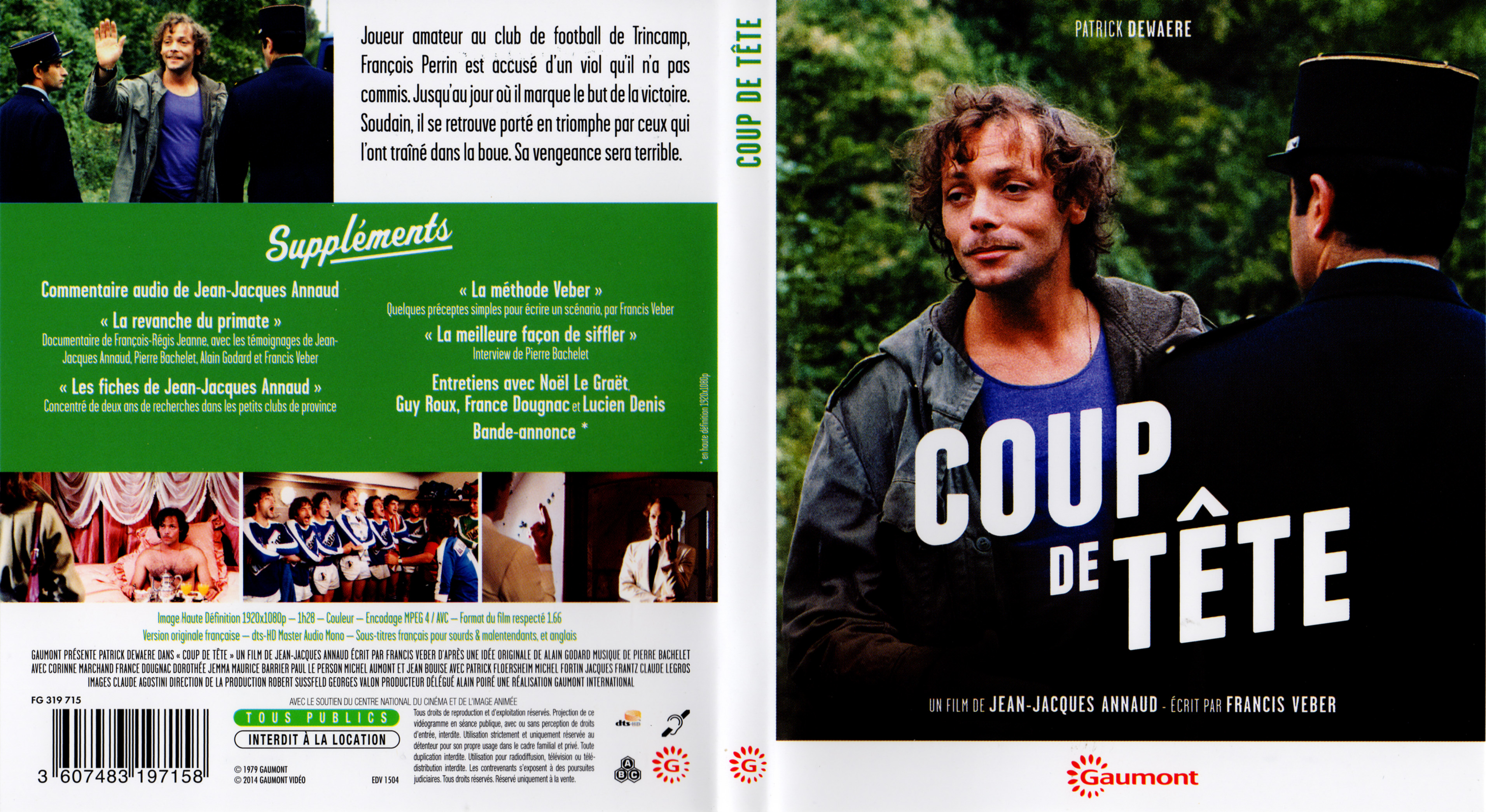 Jaquette DVD Coup de tte (BLU-RAY)