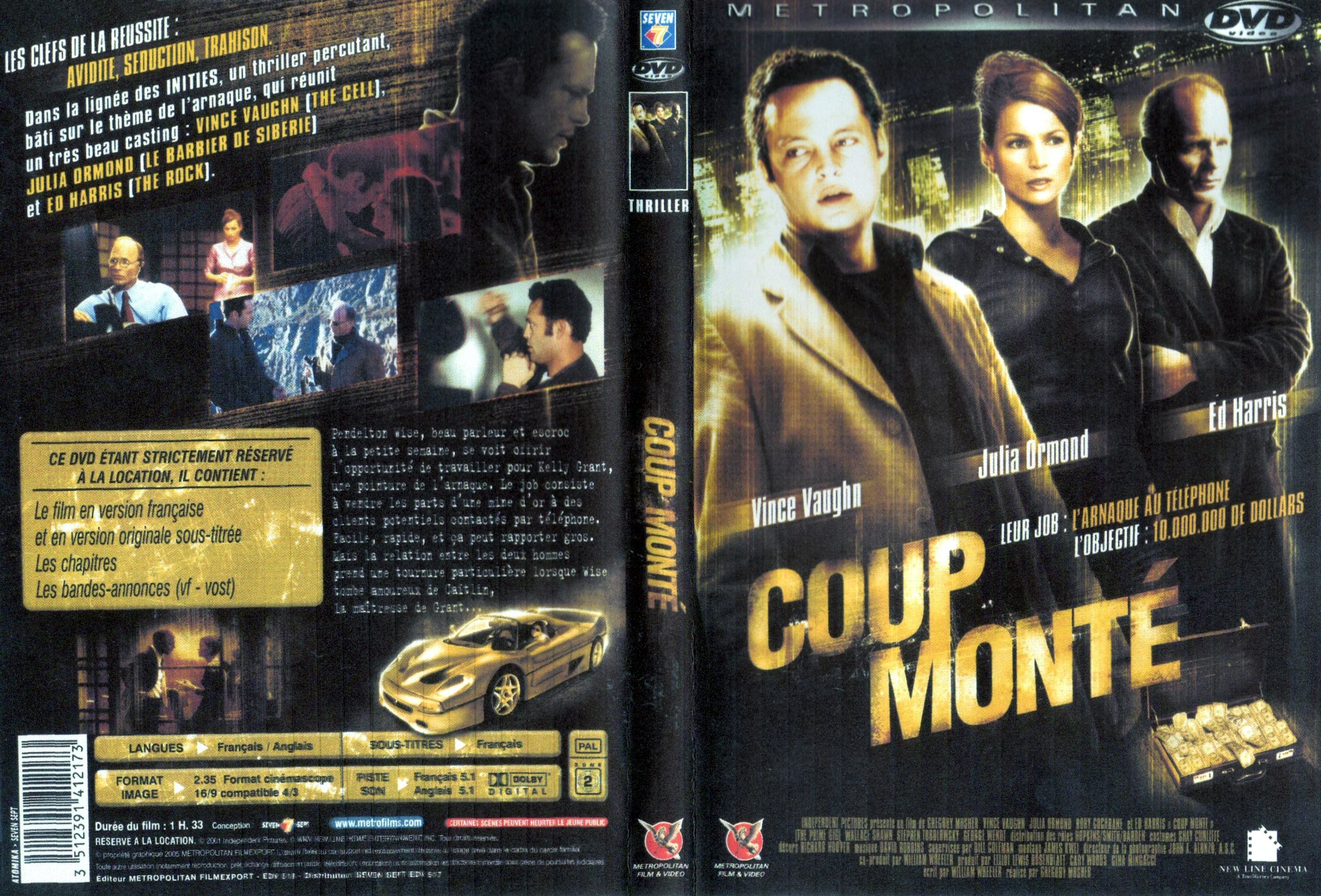 Jaquette DVD Coup mont