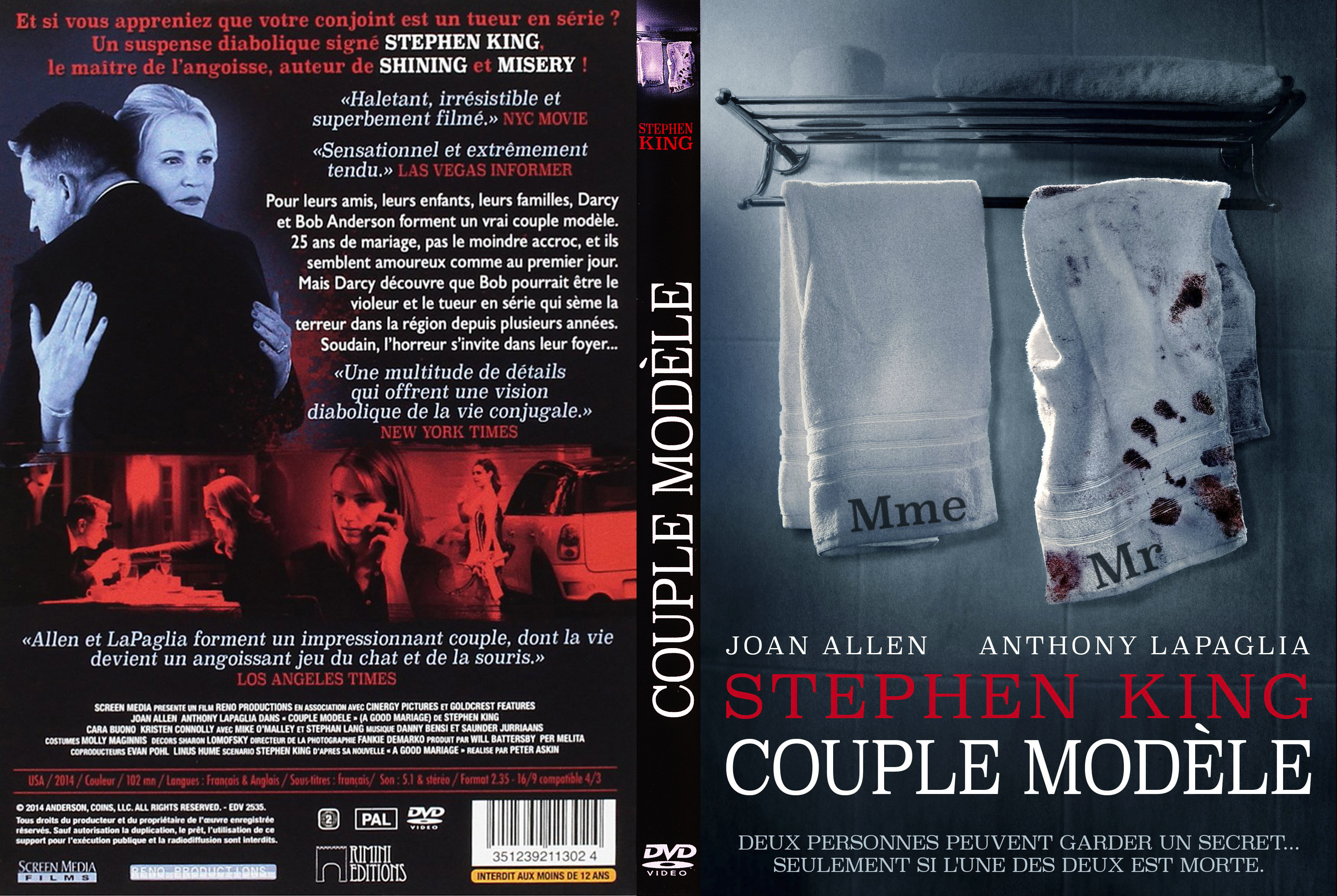 Jaquette DVD Couple modle custom