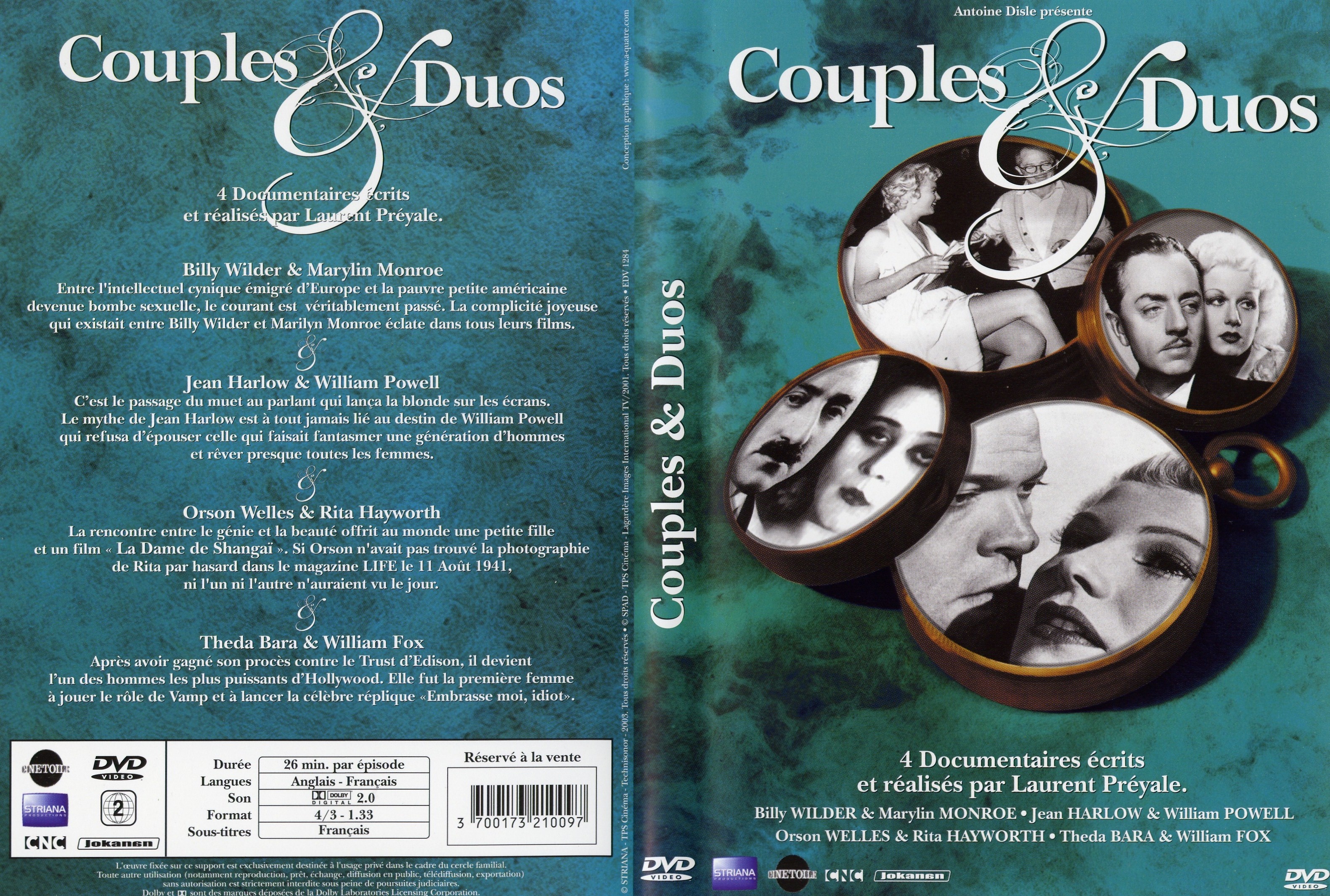 Jaquette DVD Couples et duos DVD 01