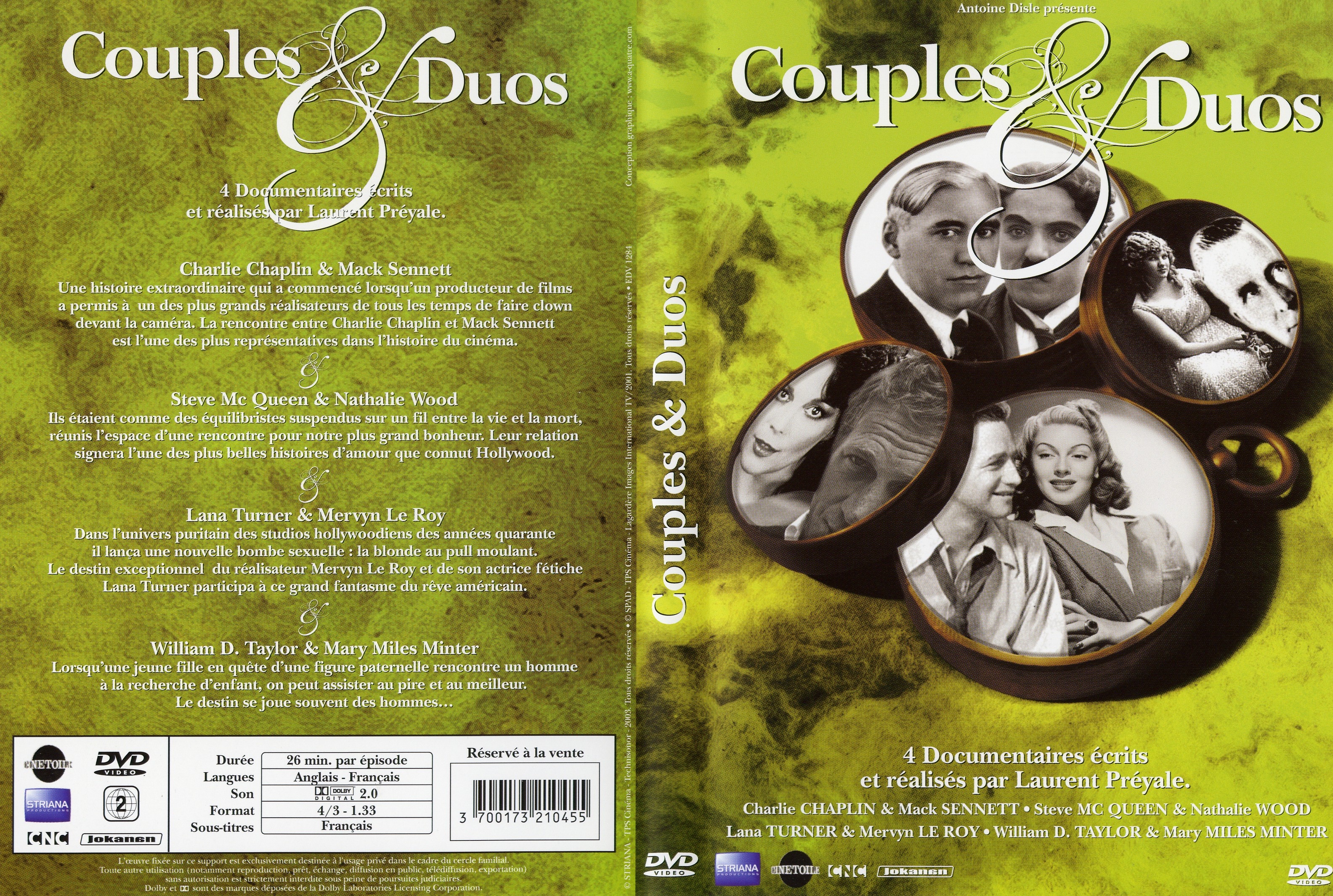 Jaquette DVD Couples et duos DVD 02