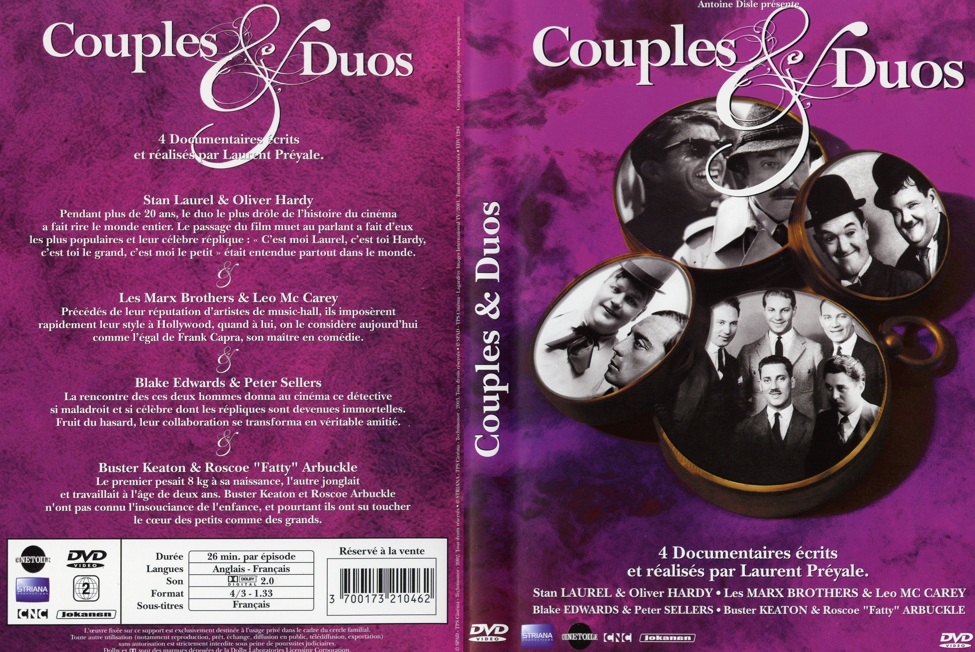 Jaquette DVD Couples et duos DVD 04