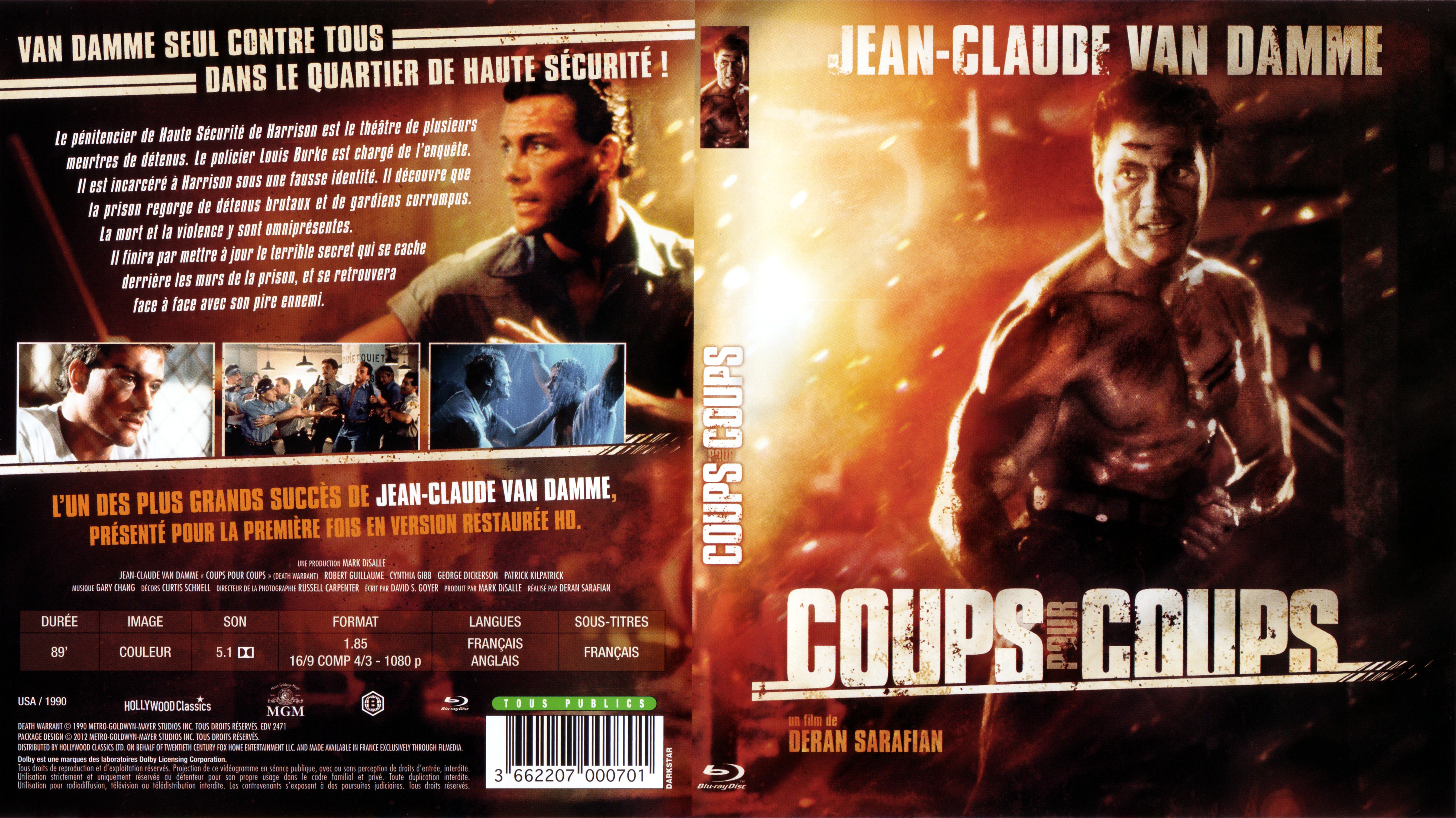 Jaquette DVD Coups Pour Coups (BLU-RAY)