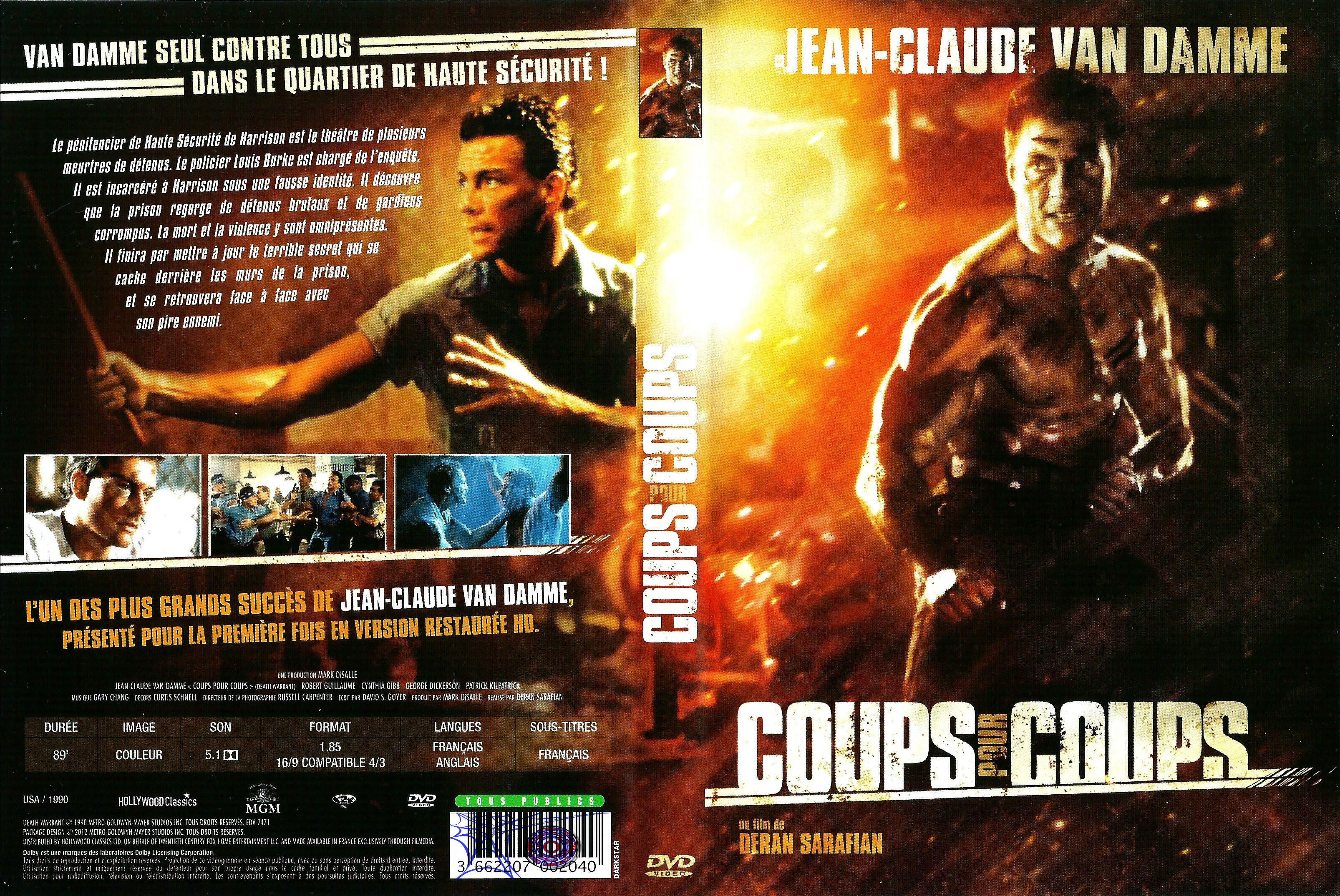 Jaquette DVD Coups pour coups v3