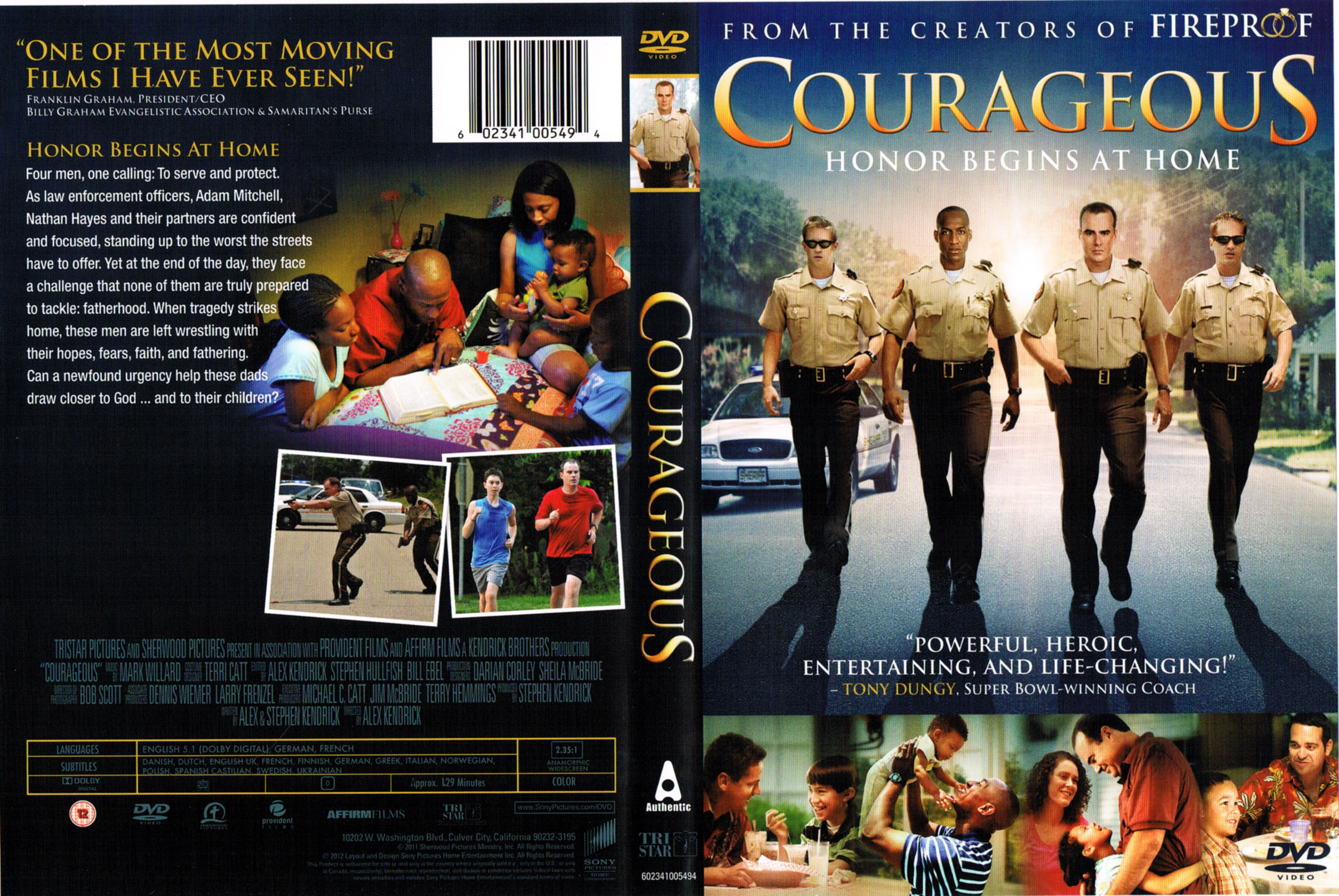 Jaquette DVD Courageous Zone 1