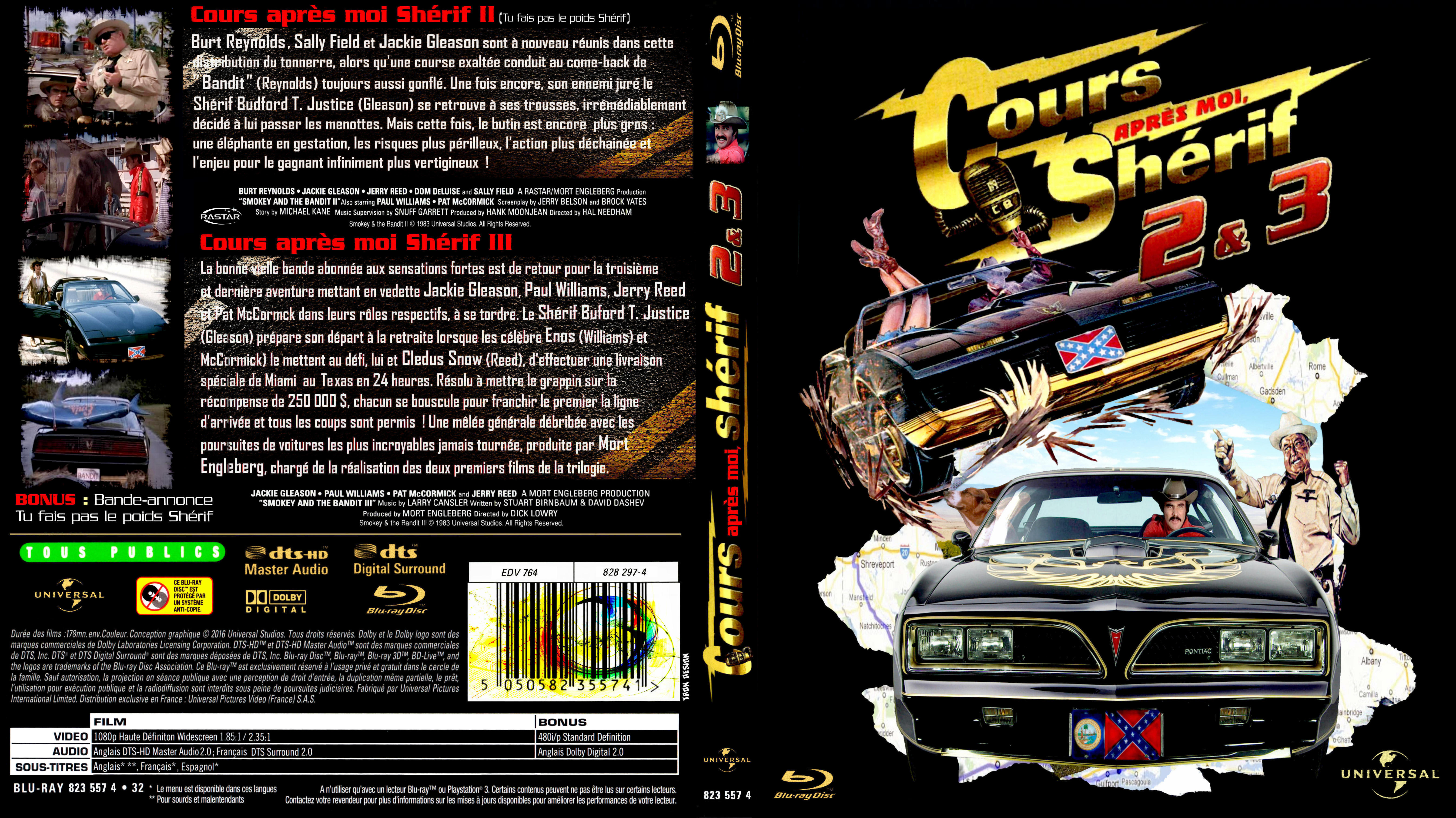 Jaquette DVD Cours aprs moi shrif (part 2 & 3) custom (BLU-RAY)