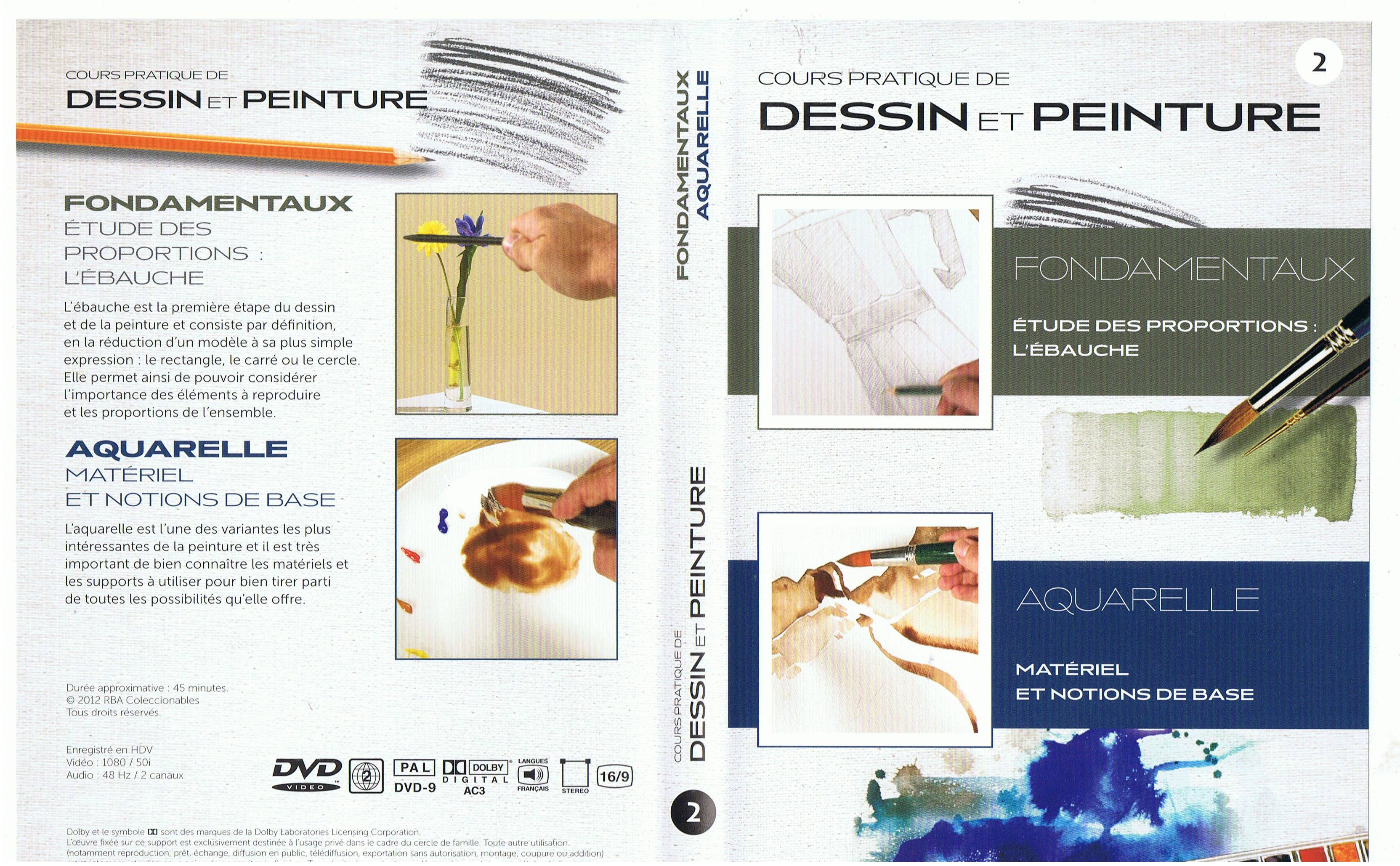 Jaquette DVD Cours pratique de dessin & peinture Vol 02