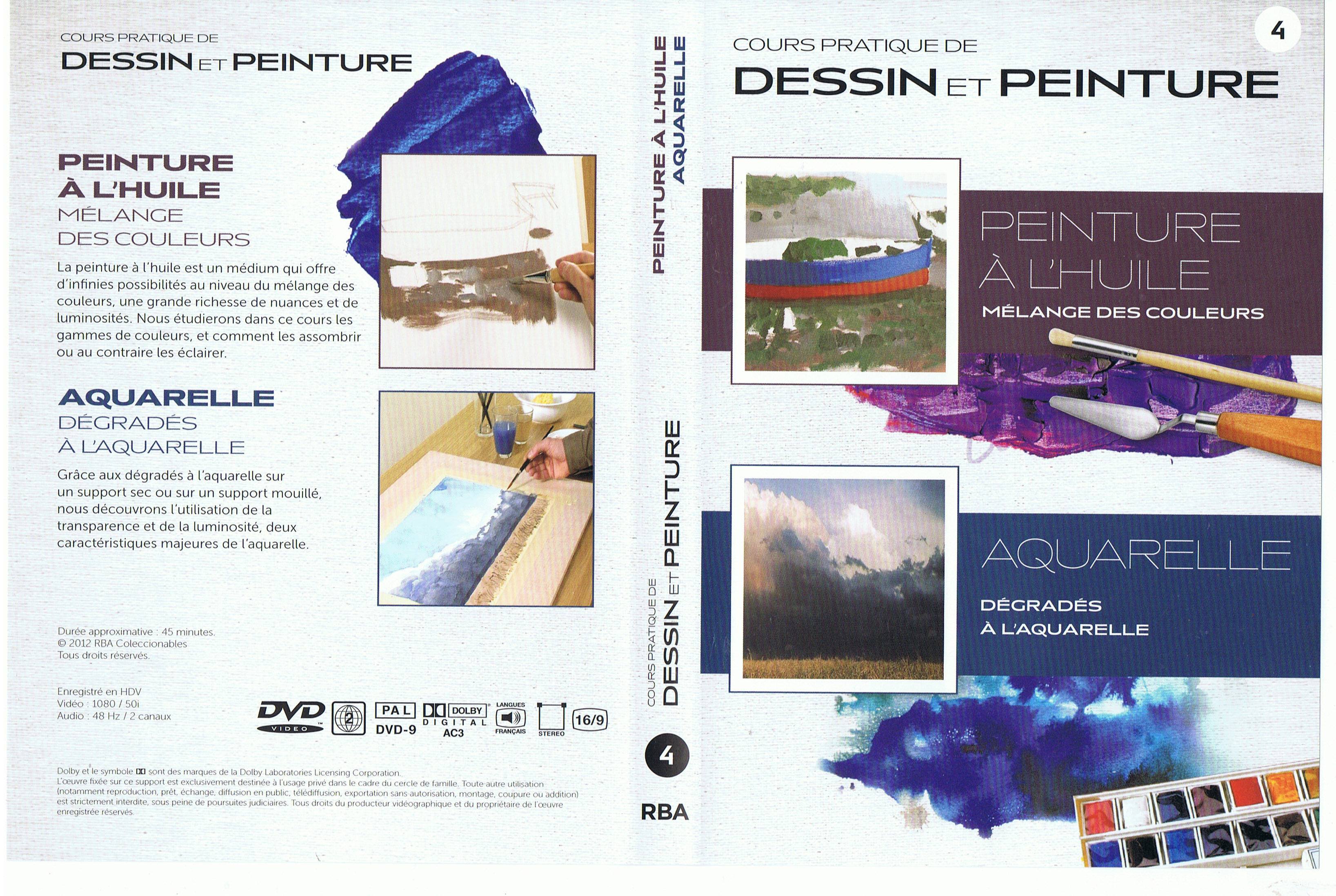 Jaquette DVD Cours pratique de dessin & peinture Vol 04