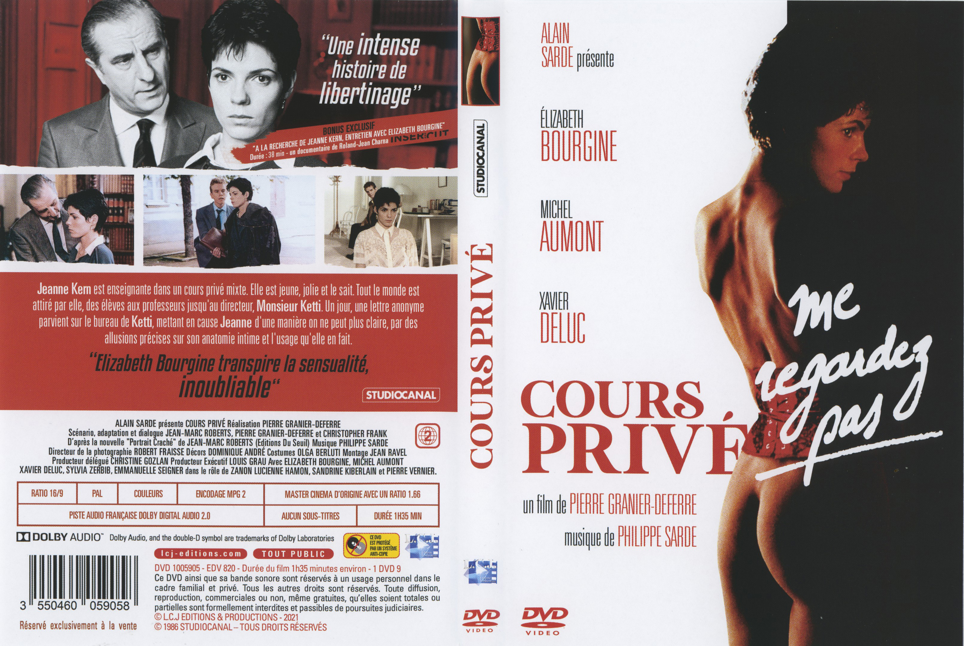 Jaquette DVD Cours priv
