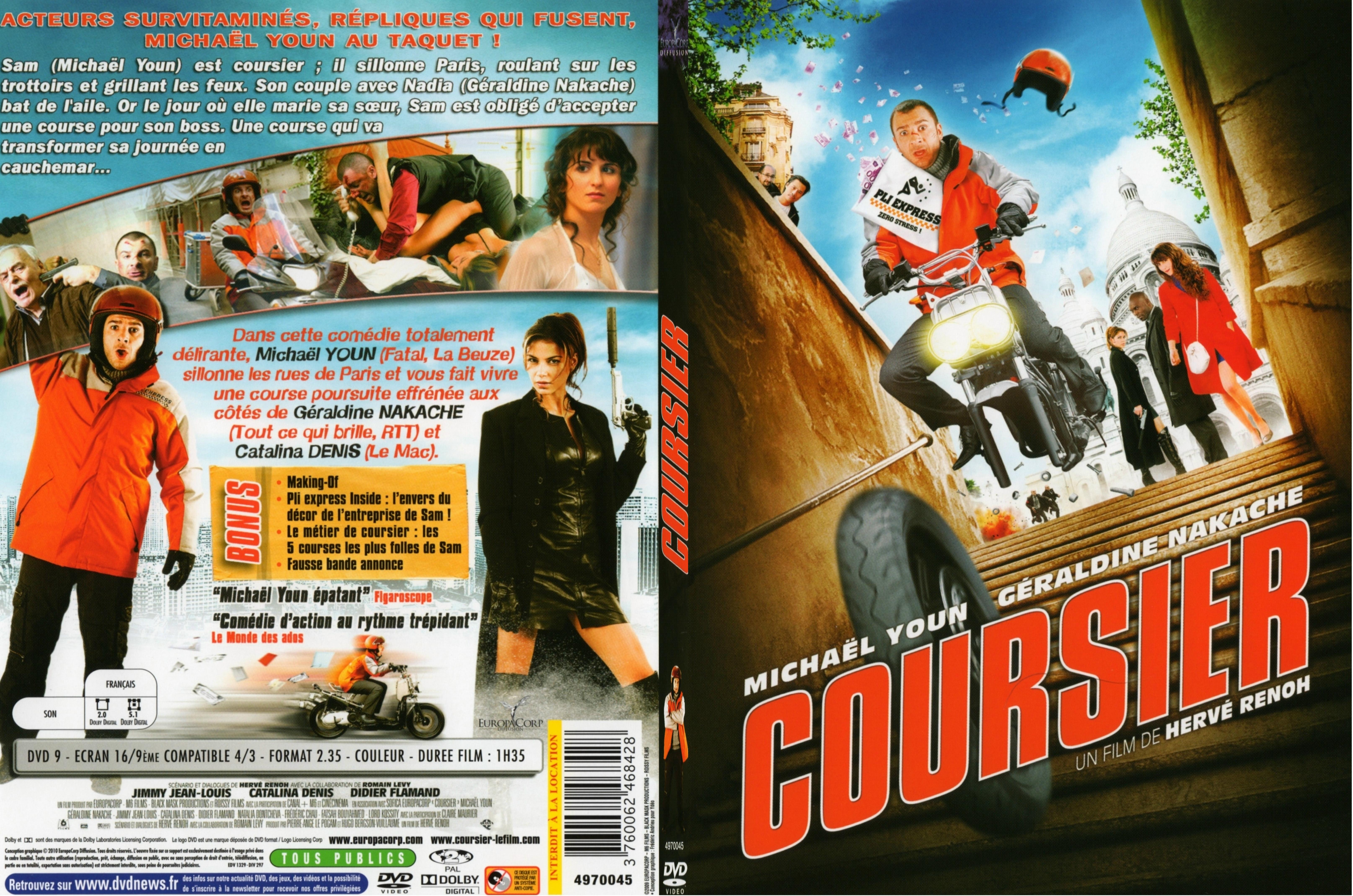 Jaquette DVD Coursier - SLIM