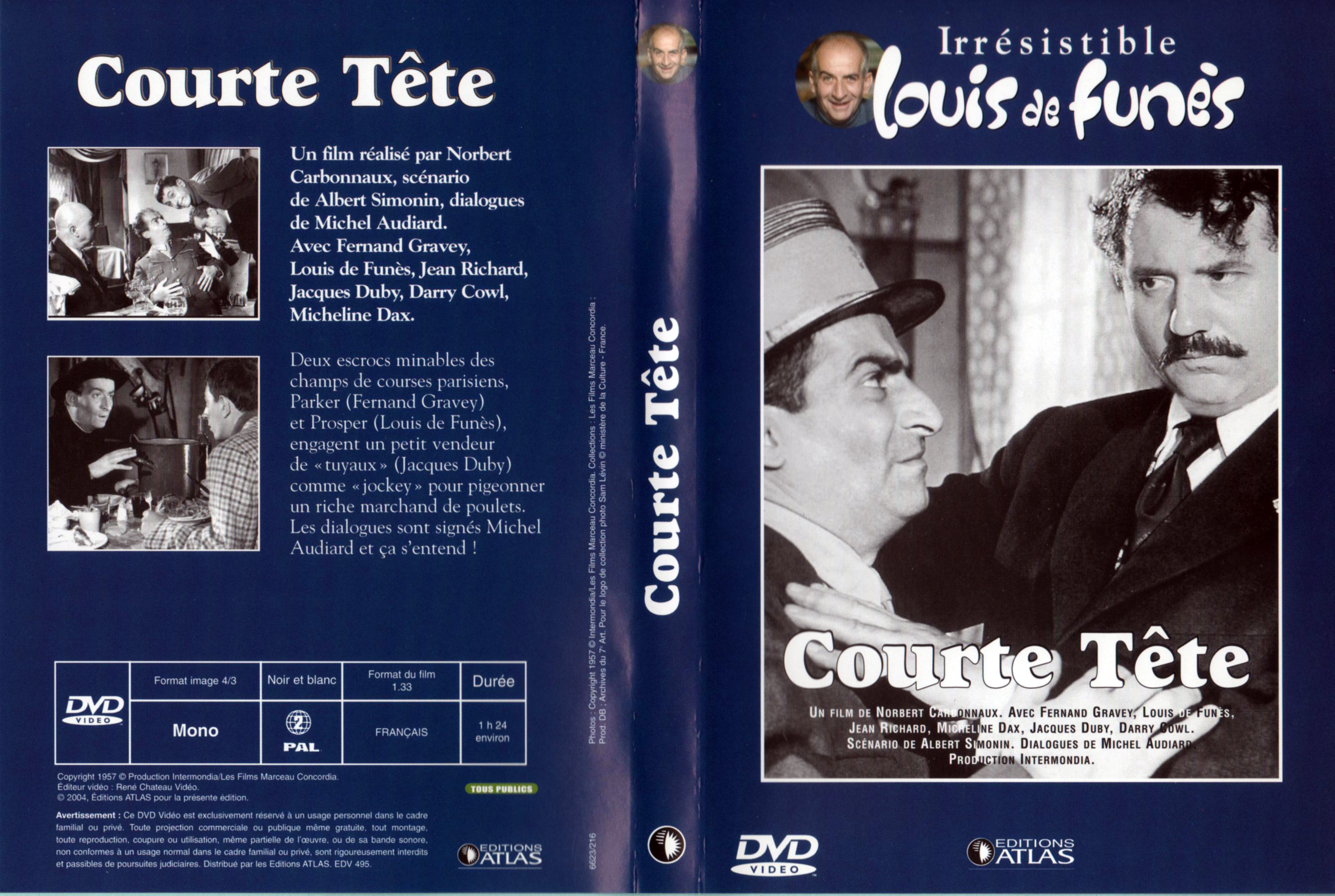 Jaquette DVD Courte tete