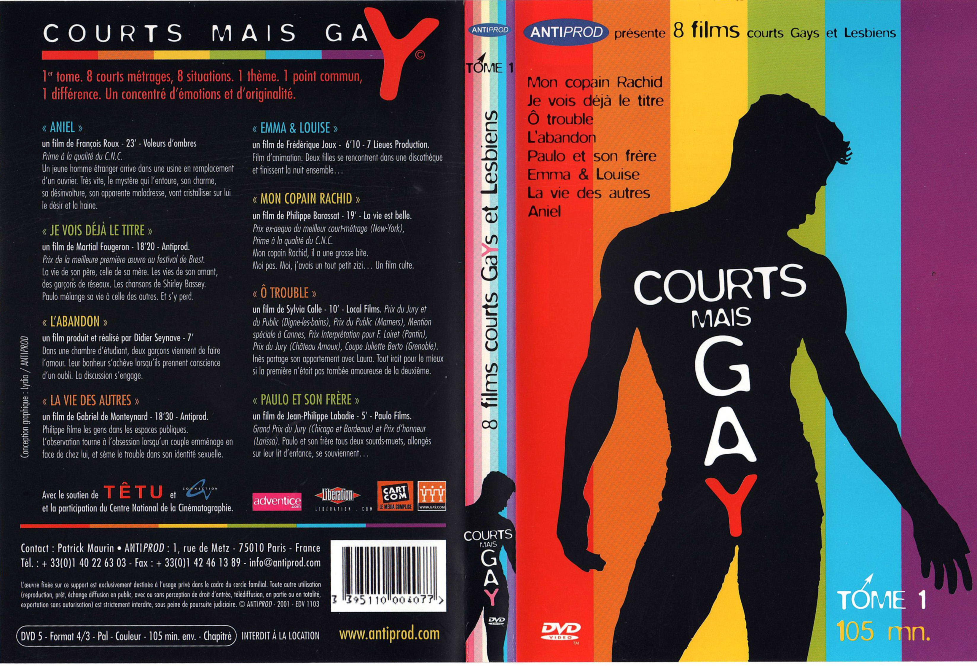 Jaquette DVD Courts mais Gay vol 1