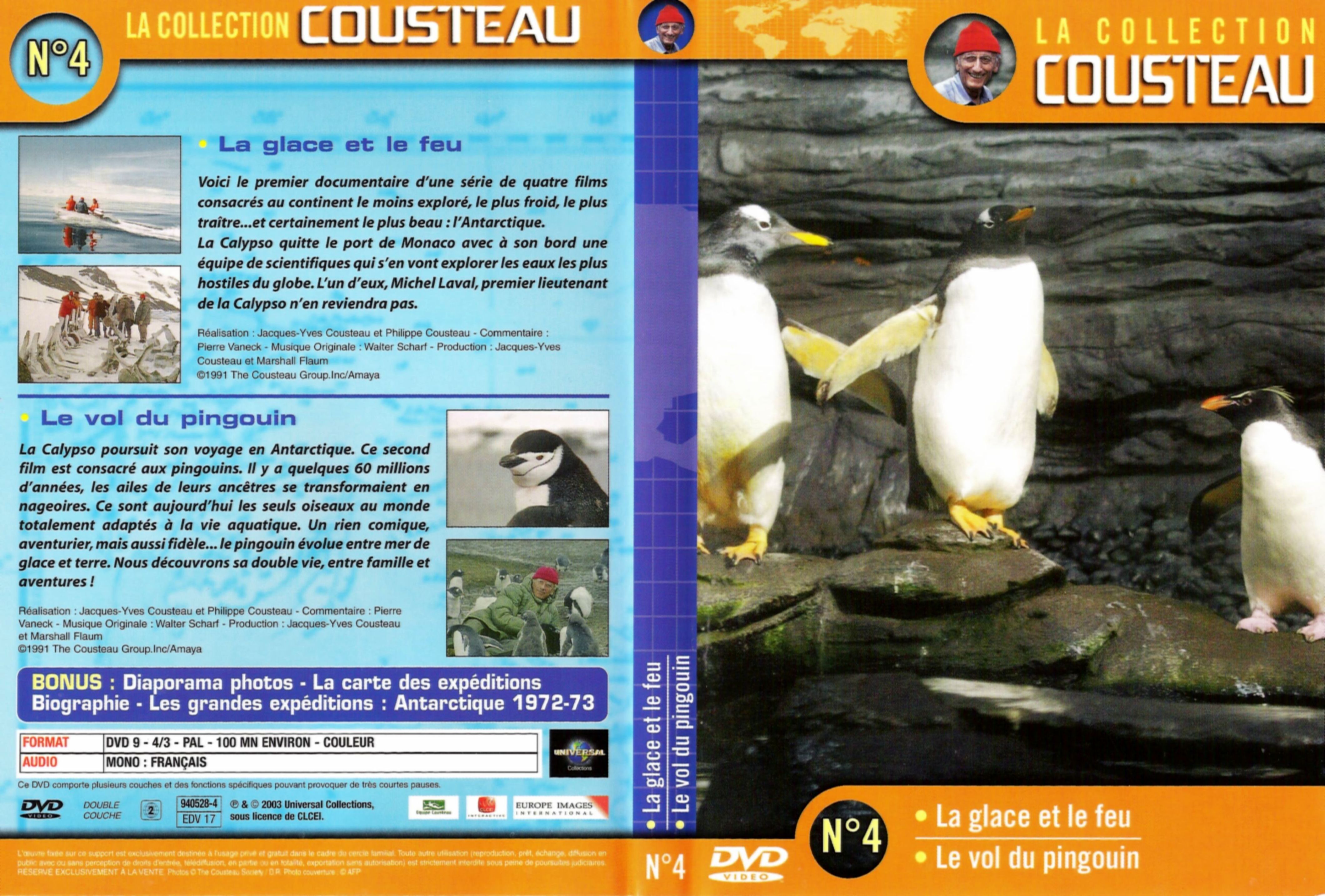 Jaquette DVD Cousteau Collection vol 04