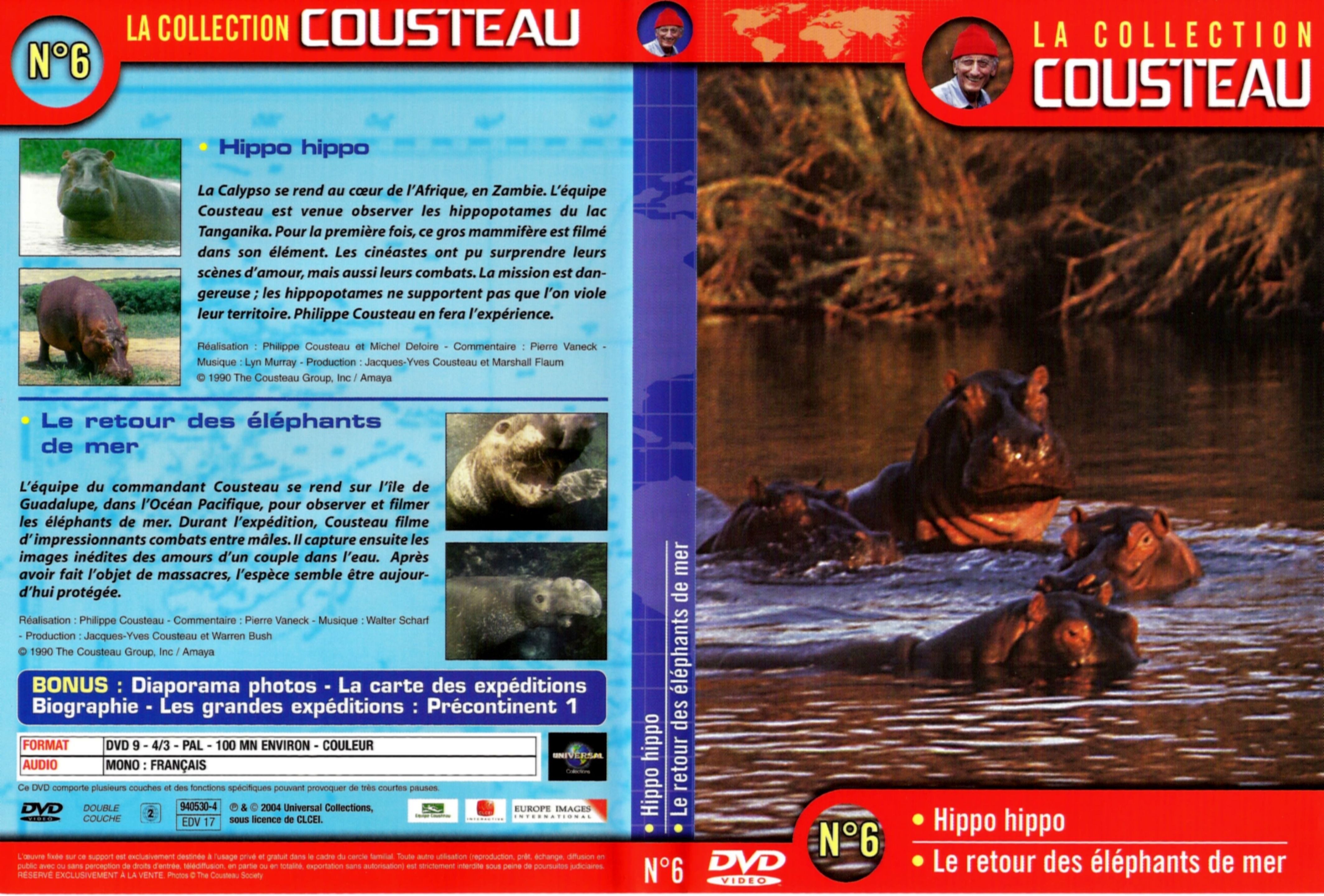 Jaquette DVD Cousteau Collection vol 06