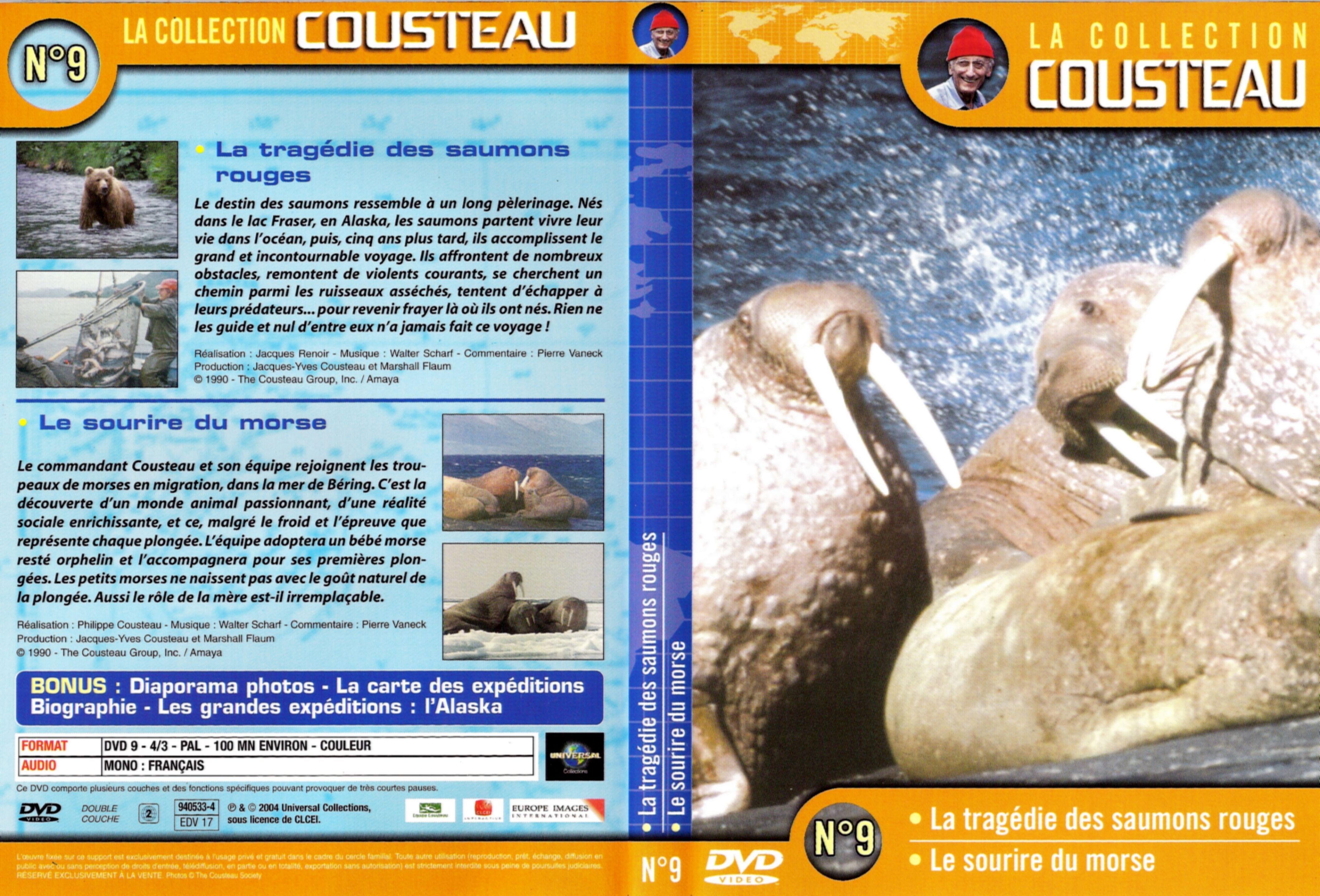 Jaquette DVD Cousteau Collection vol 09