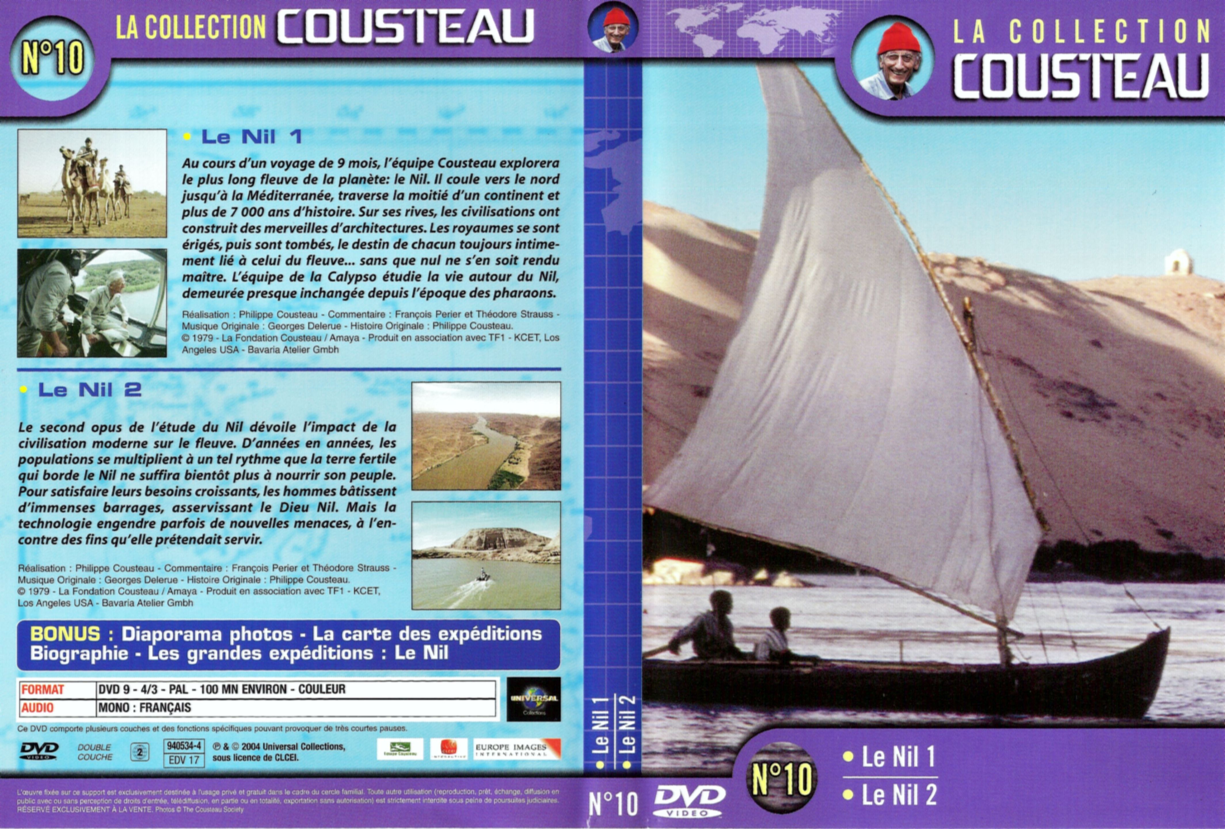 Jaquette DVD Cousteau Collection vol 10