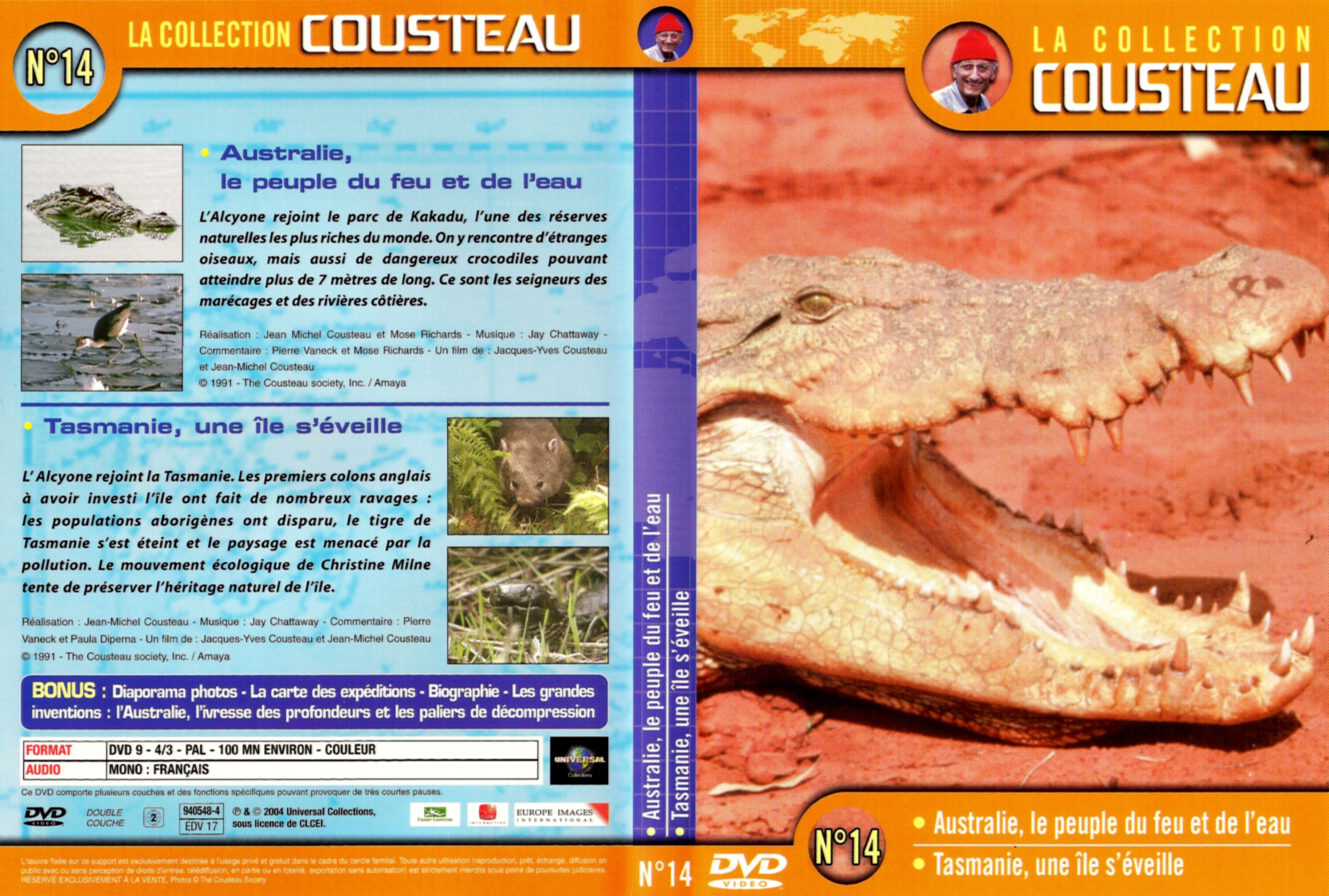 Jaquette DVD Cousteau Collection vol 14
