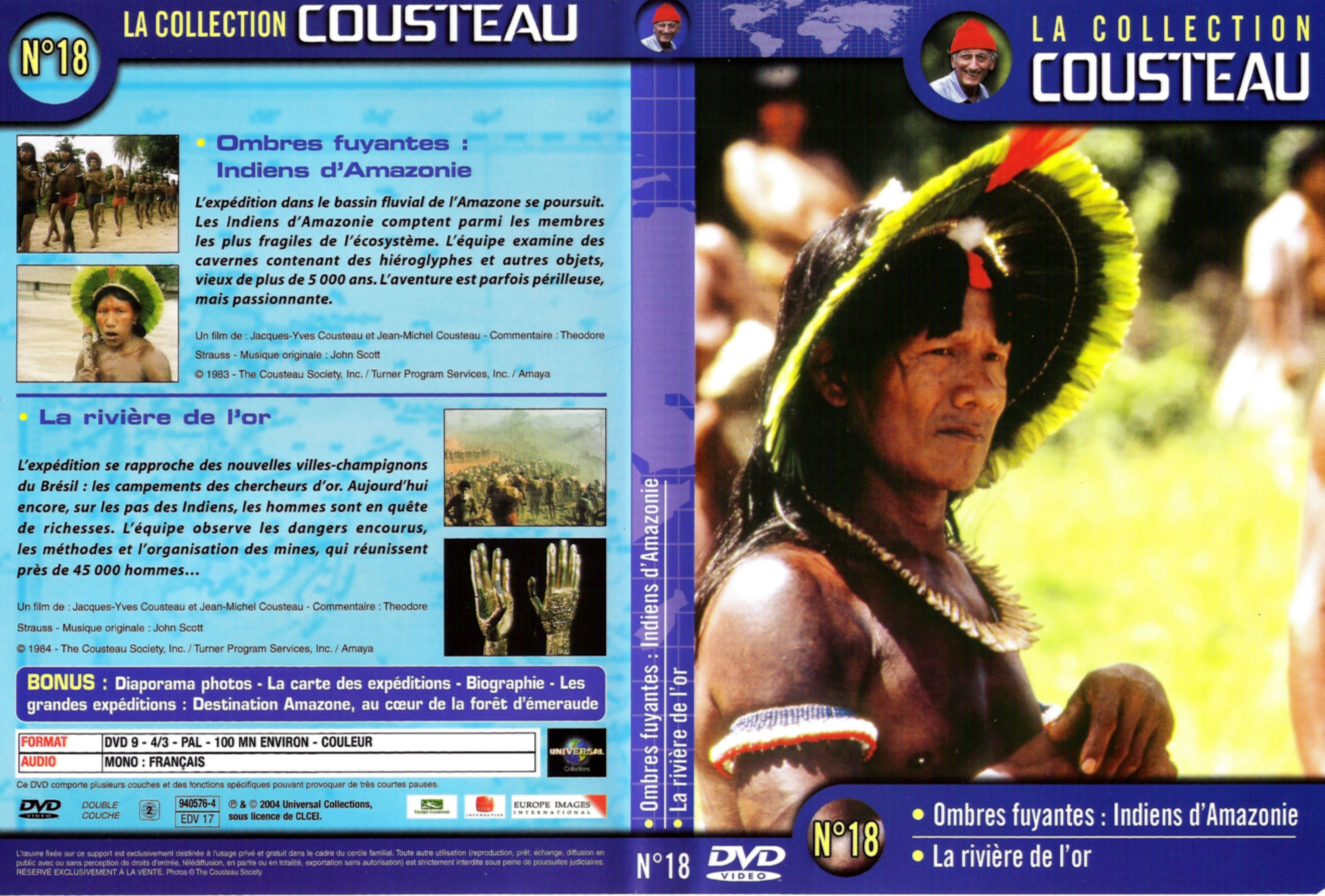 Jaquette DVD Cousteau Collection vol 18