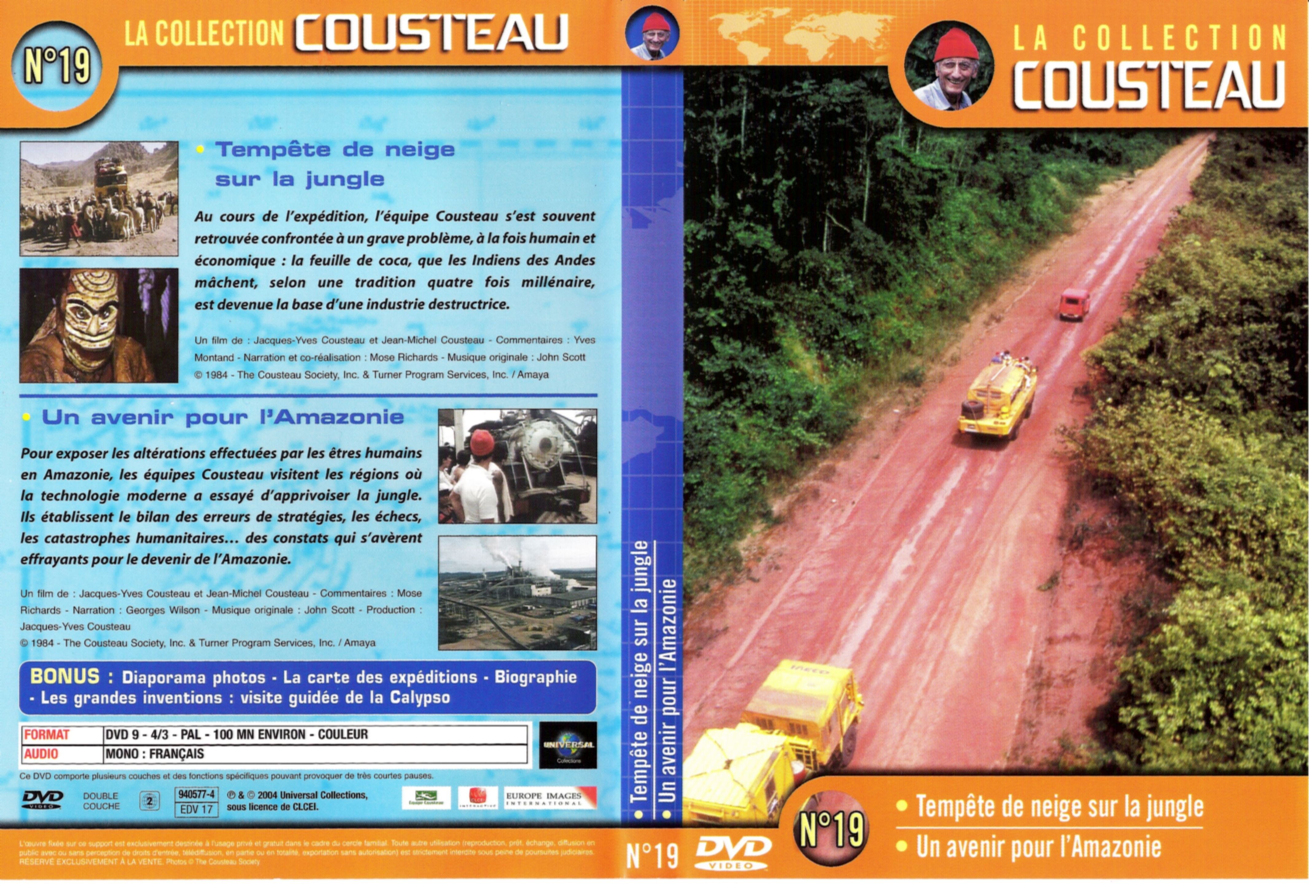 Jaquette DVD Cousteau Collection vol 19