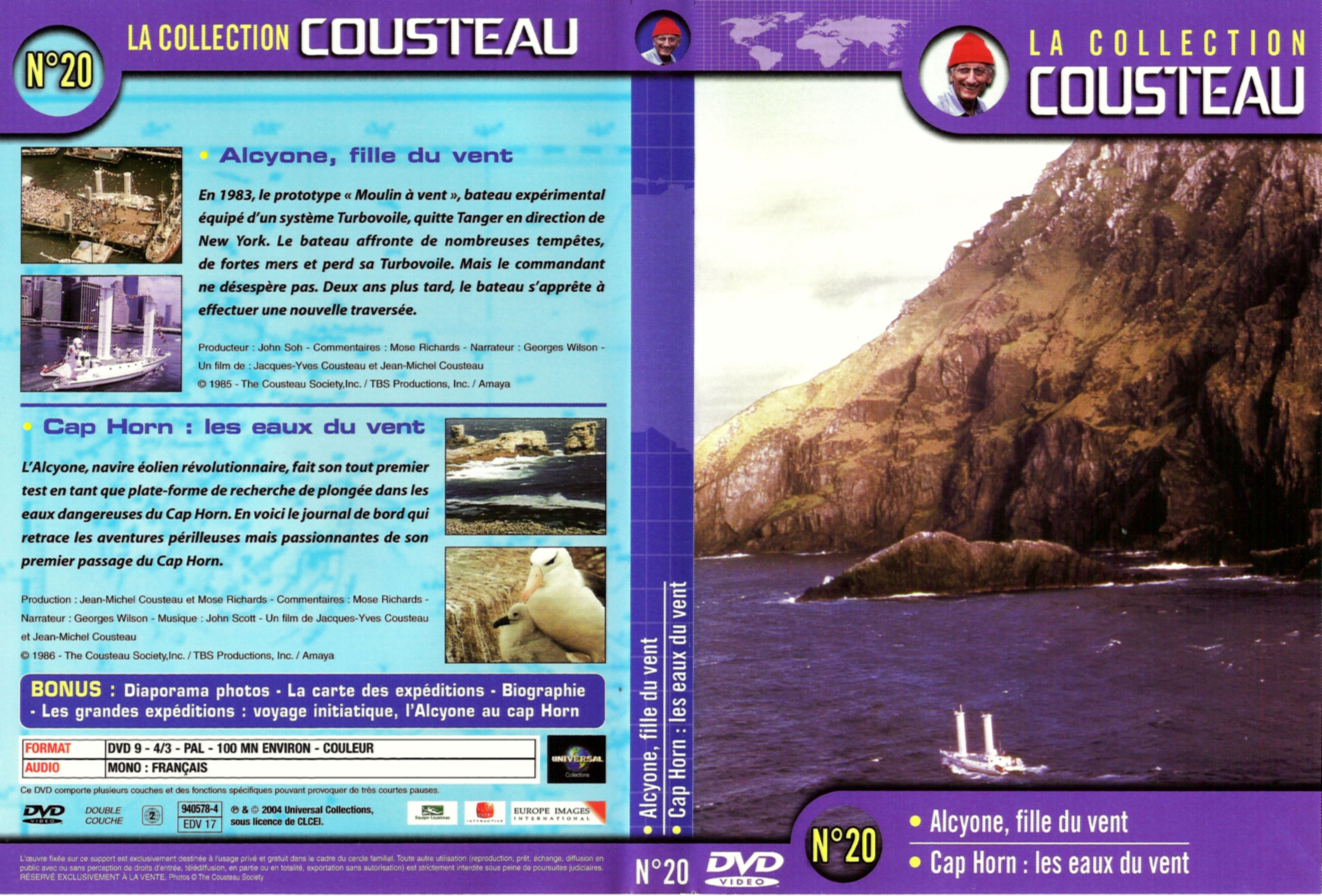 Jaquette DVD Cousteau Collection vol 20