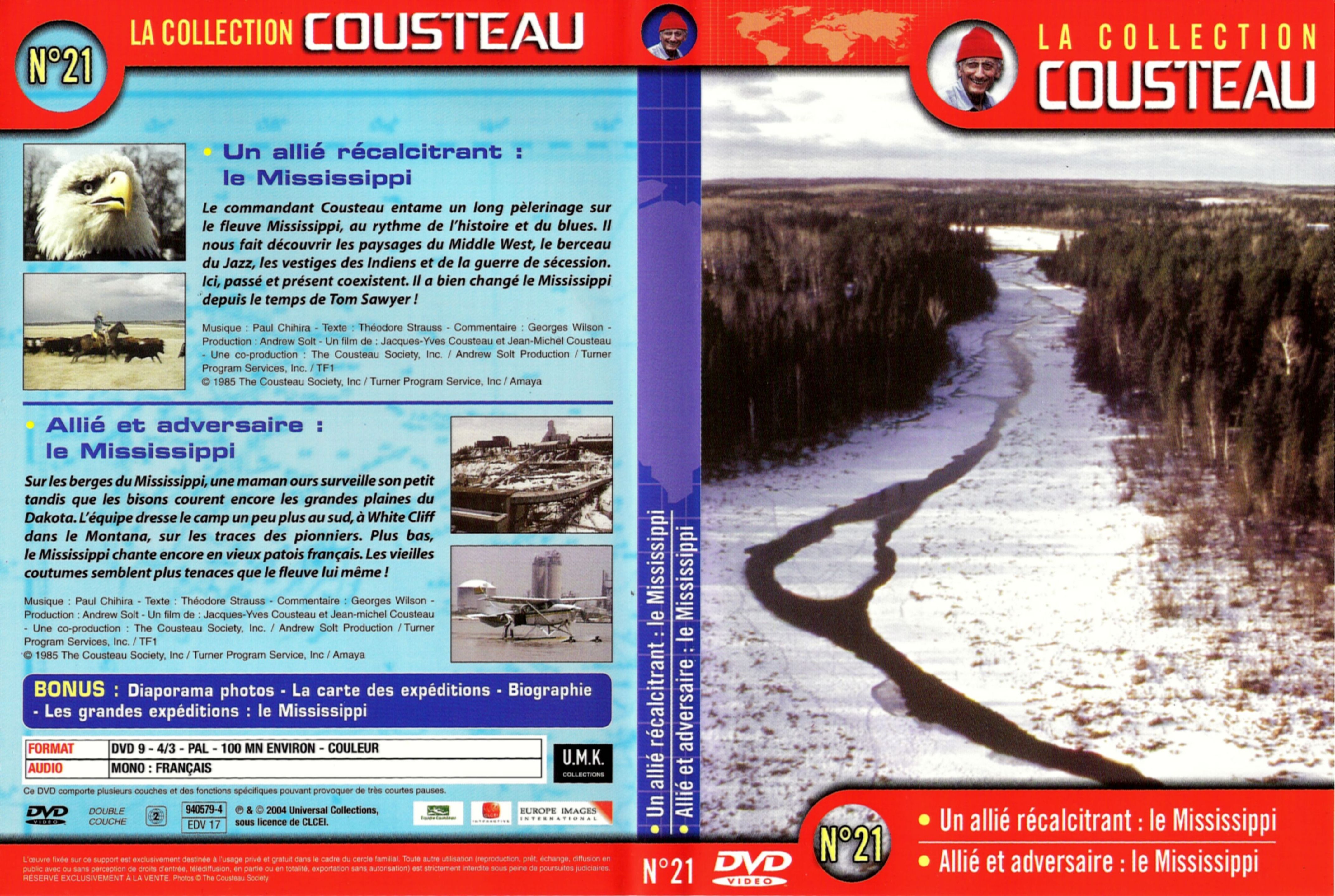Jaquette DVD Cousteau Collection vol 21