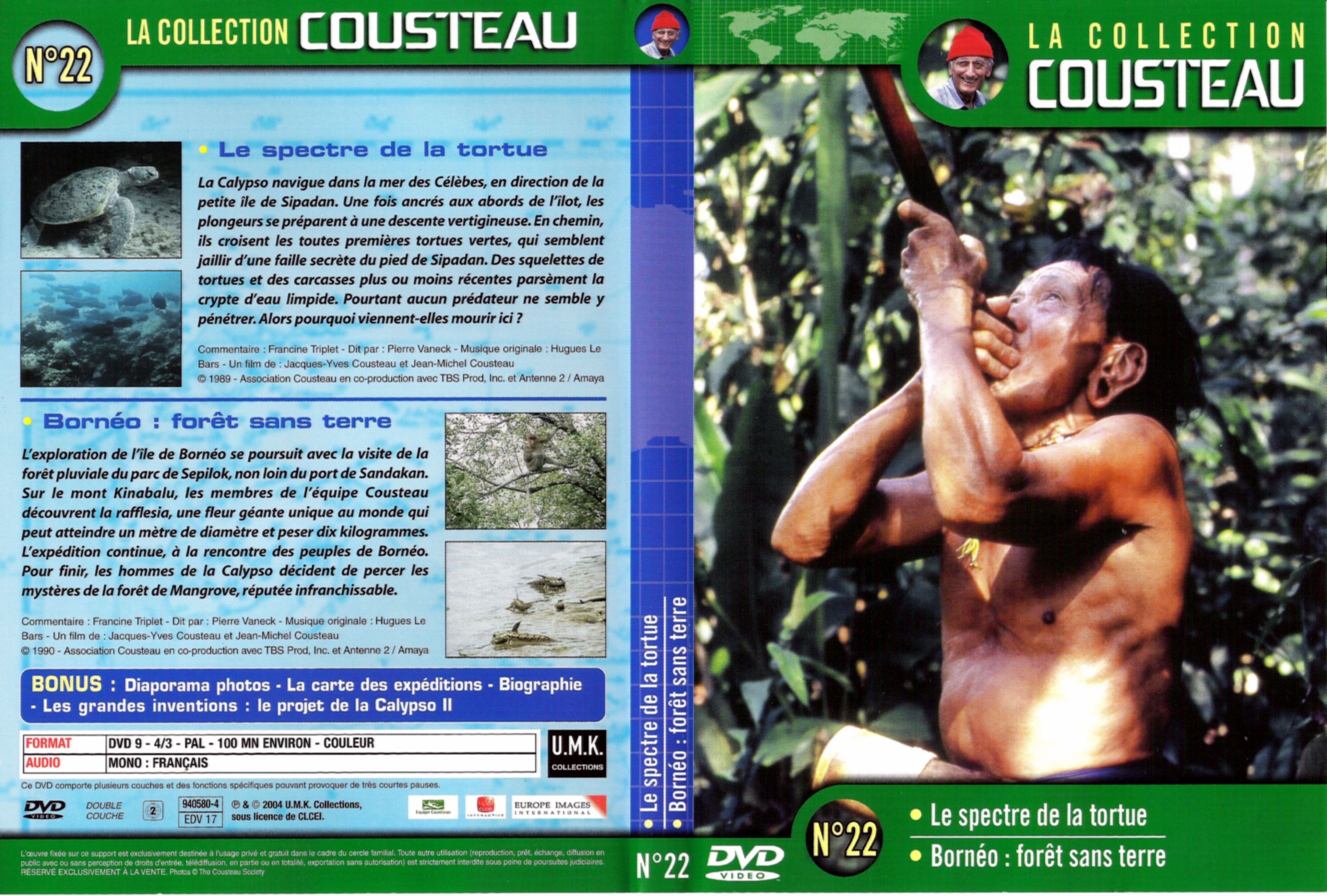 Jaquette DVD Cousteau Collection vol 22