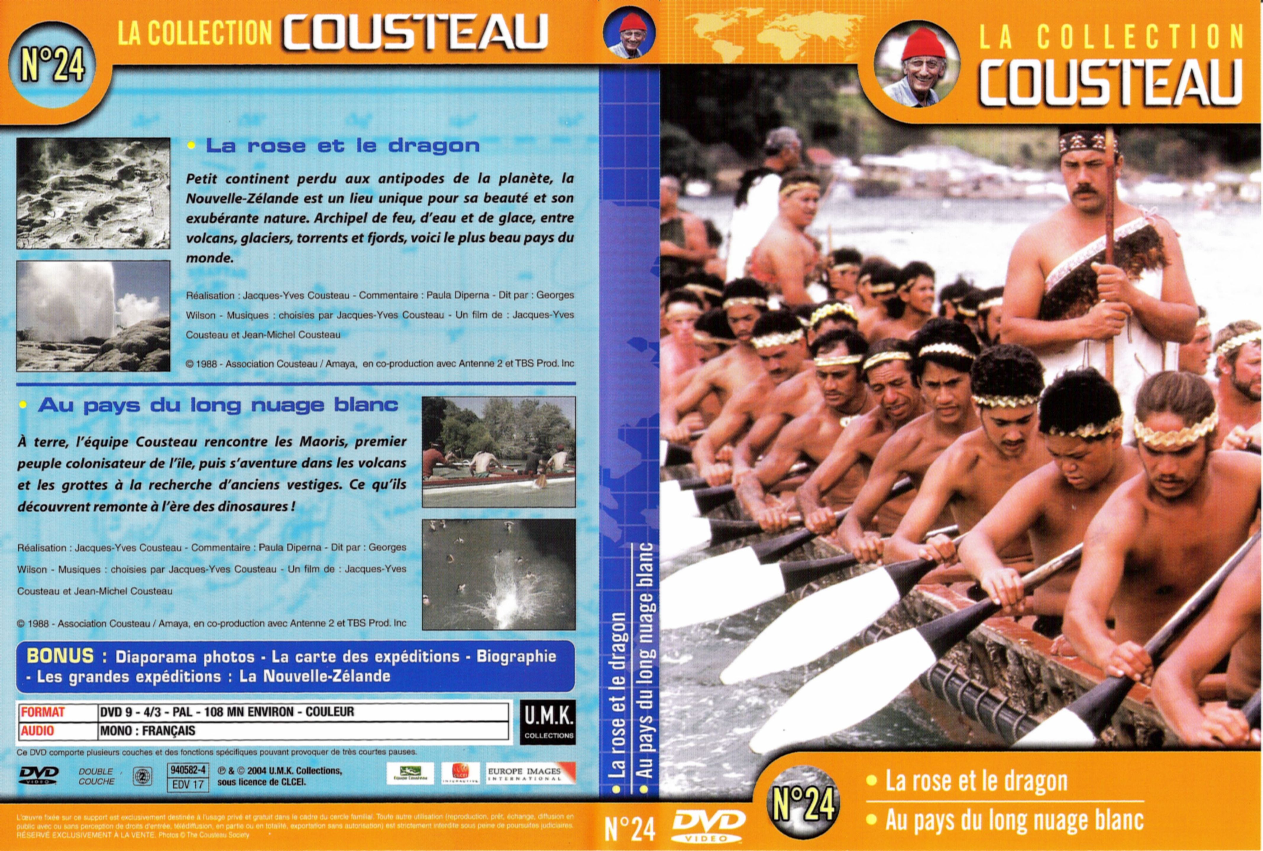 Jaquette DVD Cousteau Collection vol 24