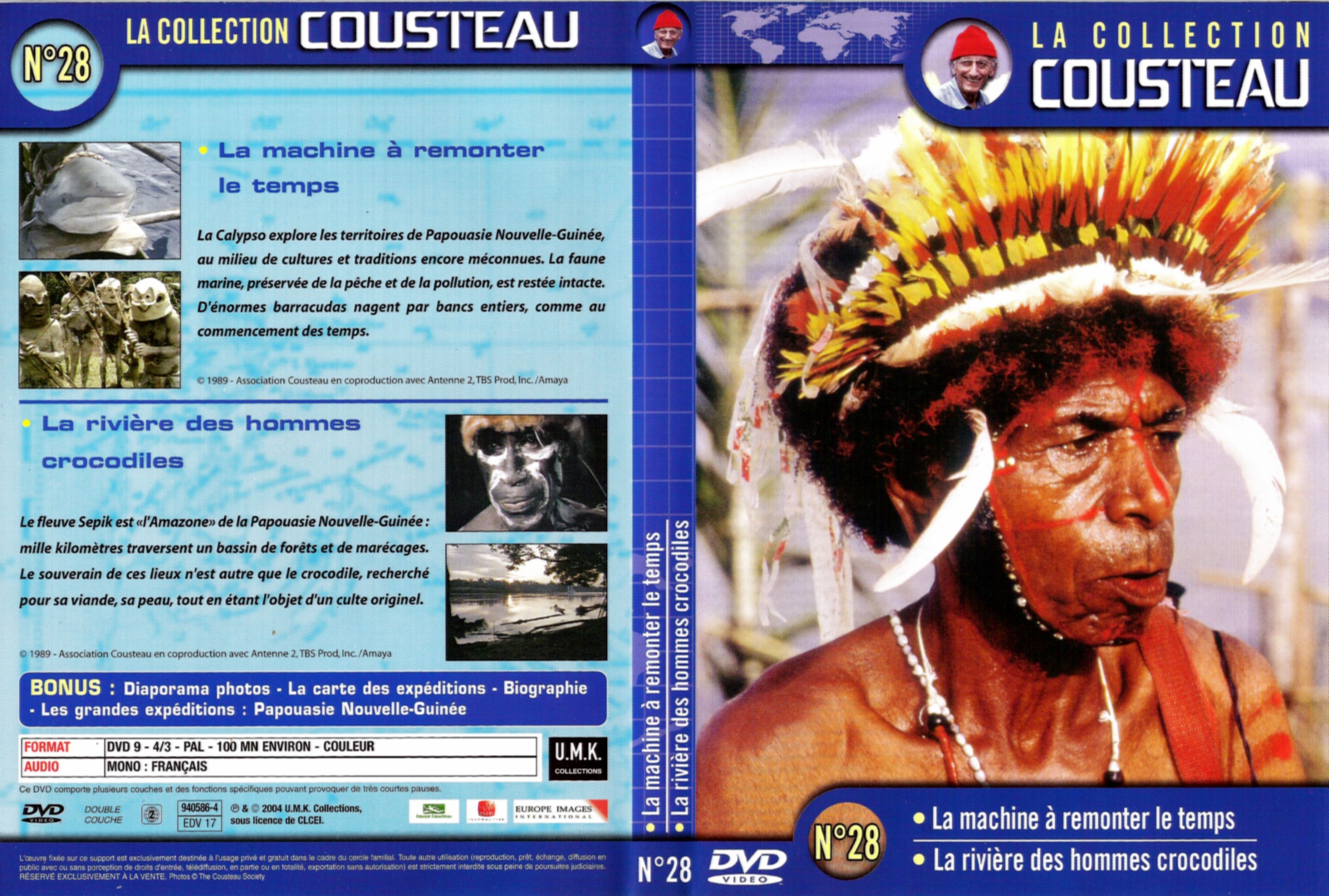 Jaquette DVD Cousteau Collection vol 28