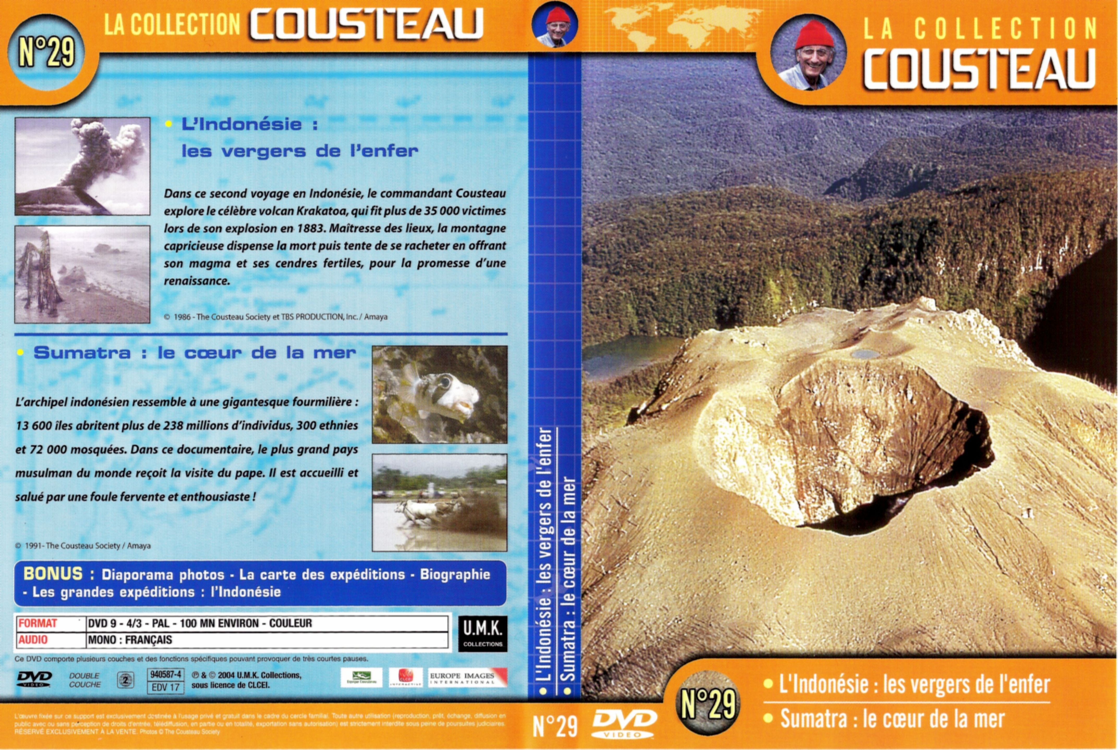 Jaquette DVD Cousteau Collection vol 29