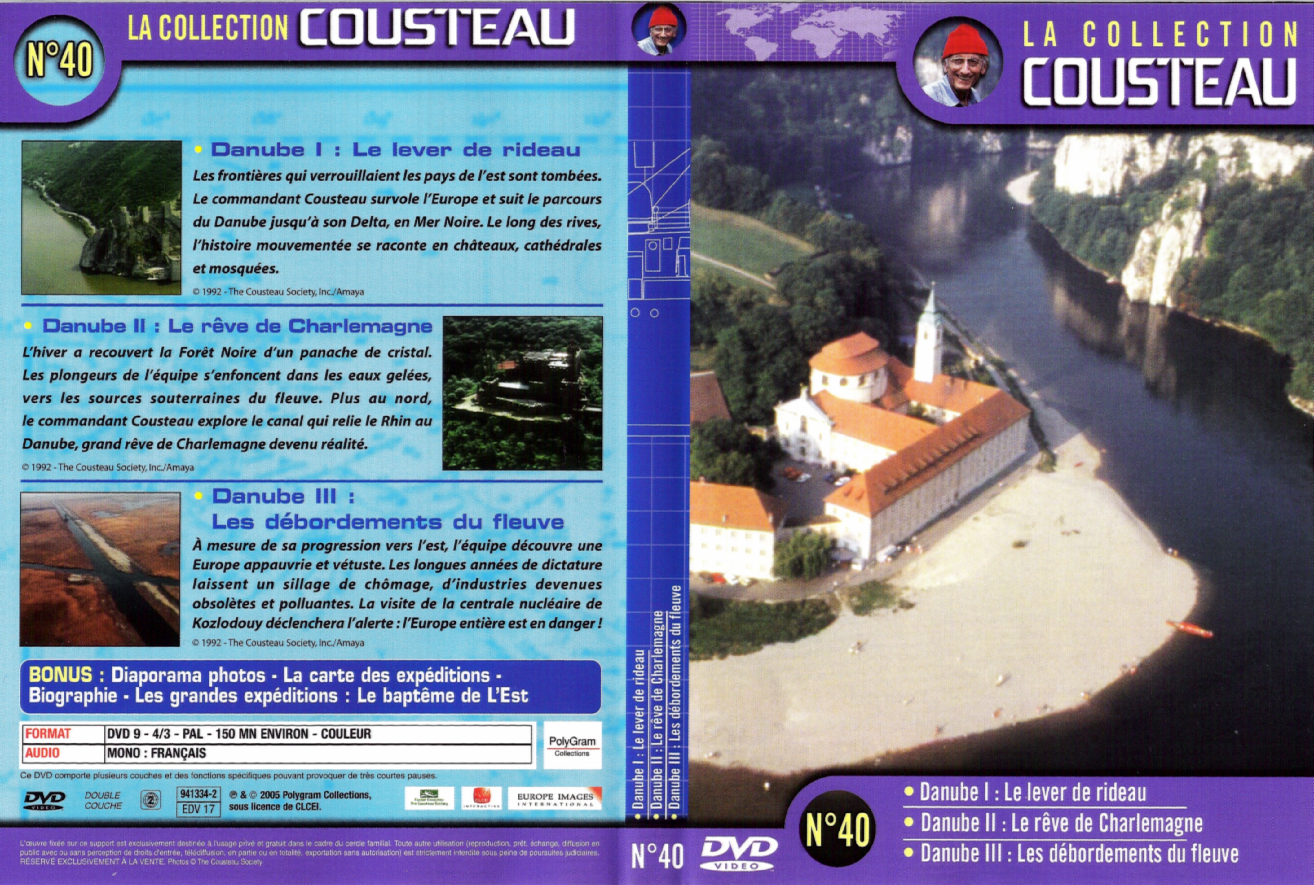 Jaquette DVD Cousteau Collection vol 40