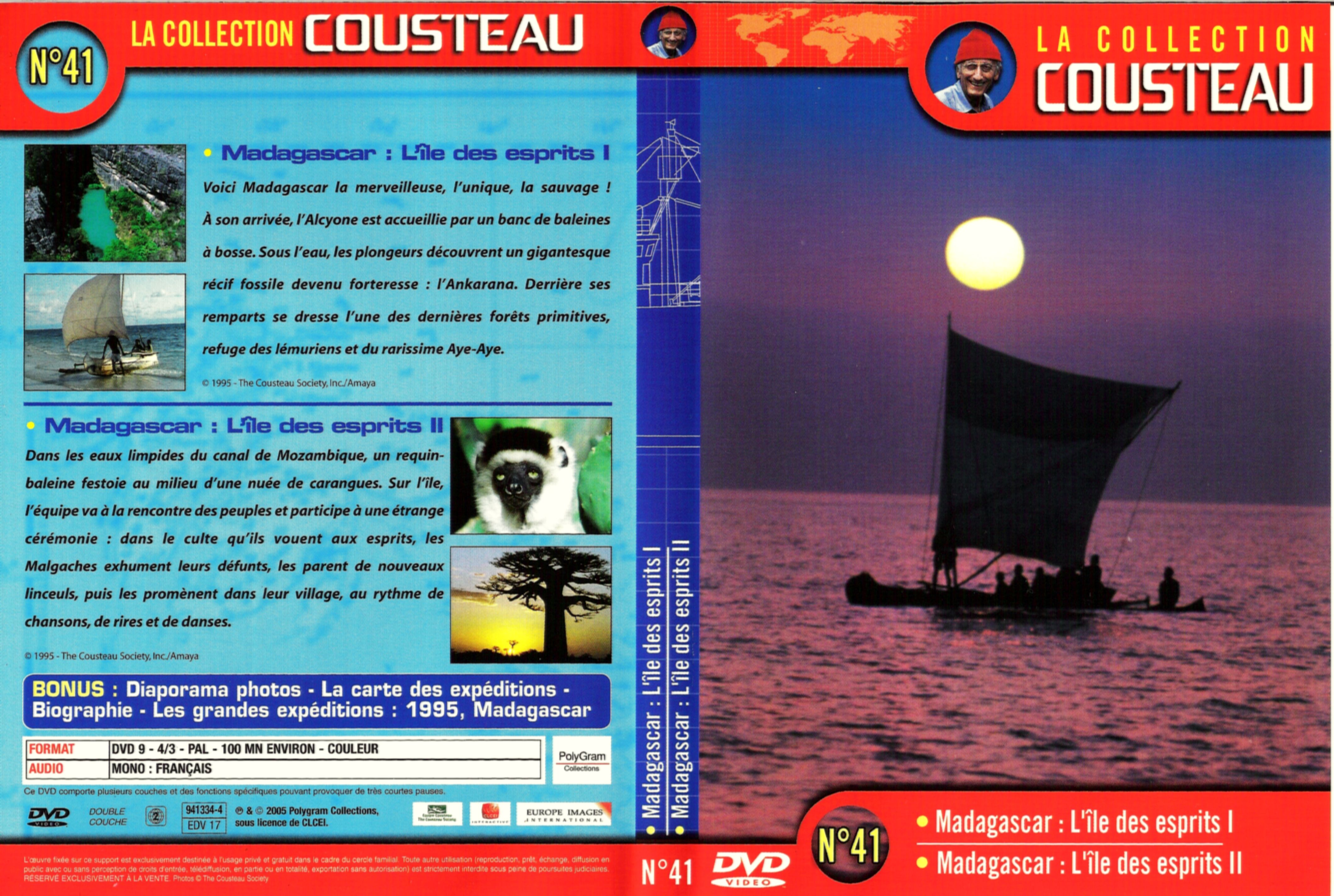 Jaquette DVD Cousteau Collection vol 41