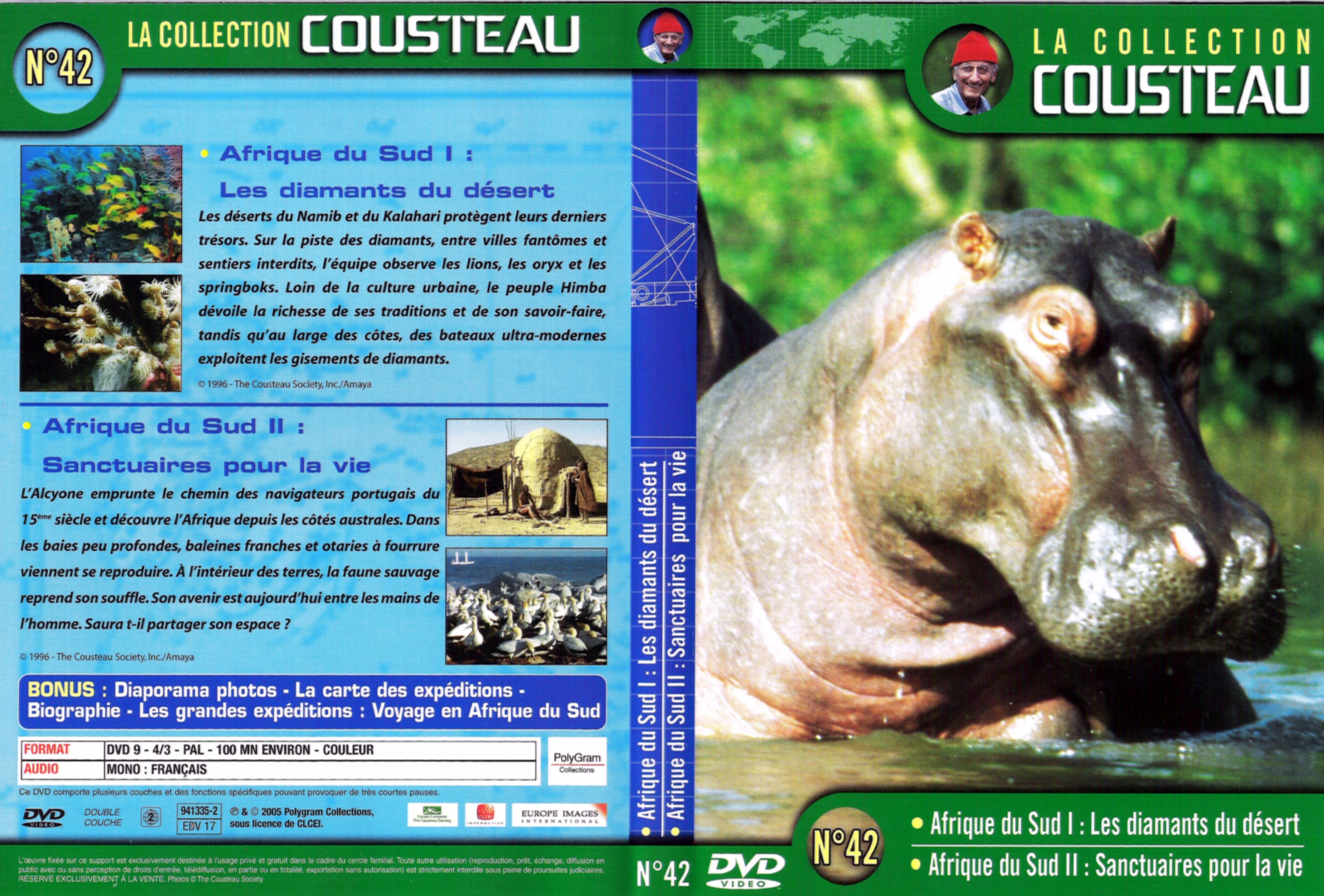 Jaquette DVD Cousteau Collection vol 42