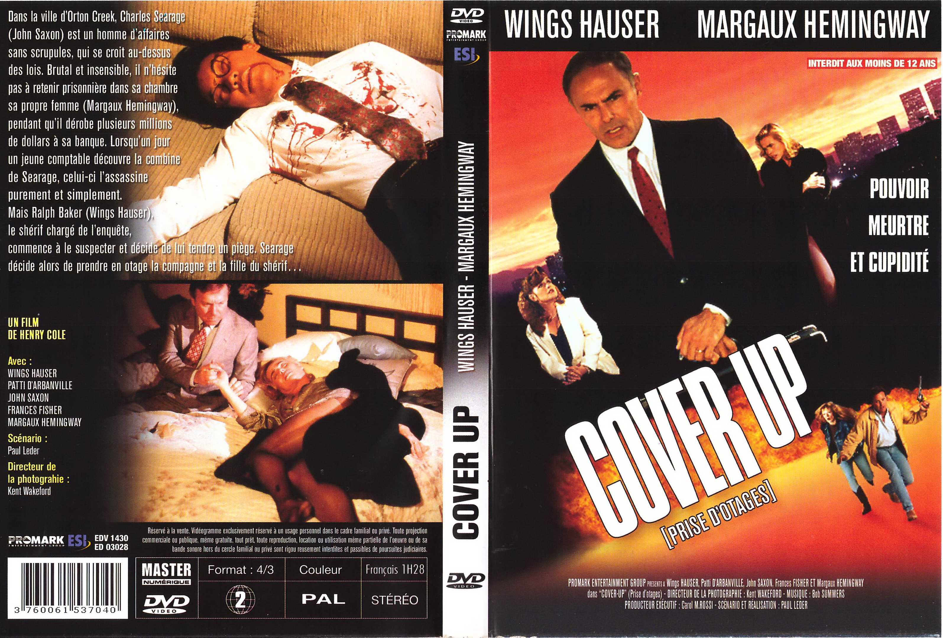 Jaquette DVD Cover up - Prise d