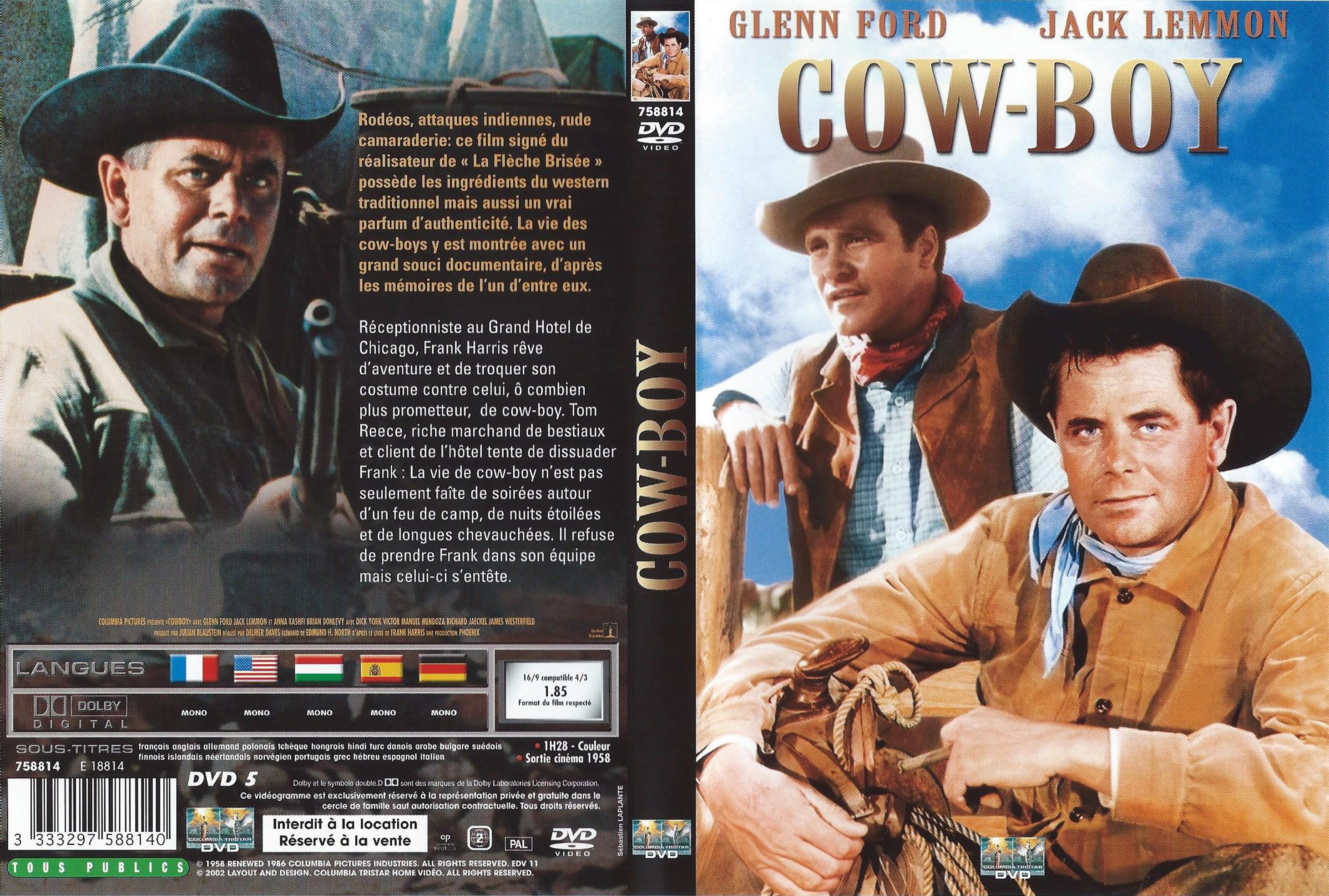 Jaquette DVD Cowboy