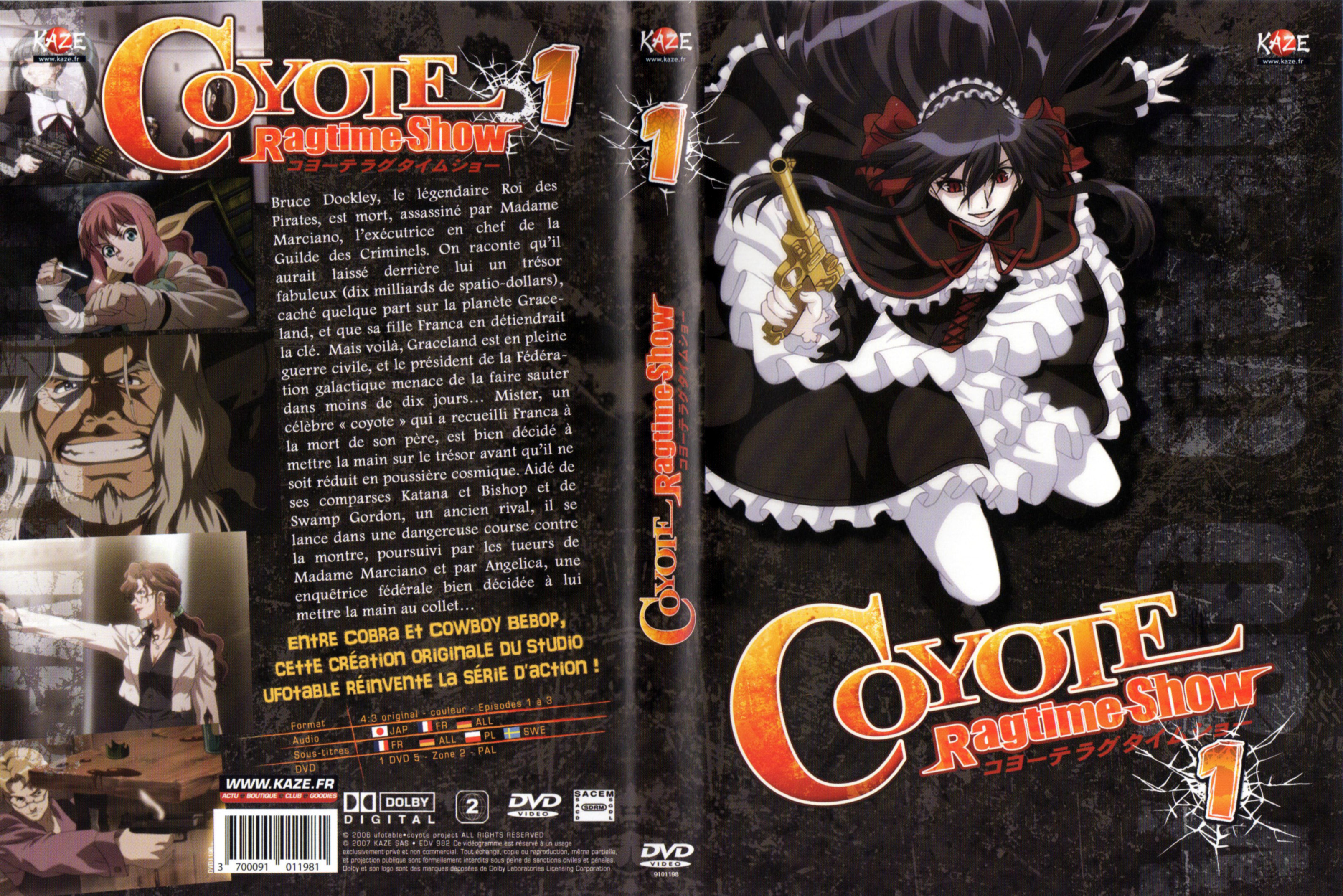 Jaquette DVD Coyote ragtime show vol 1