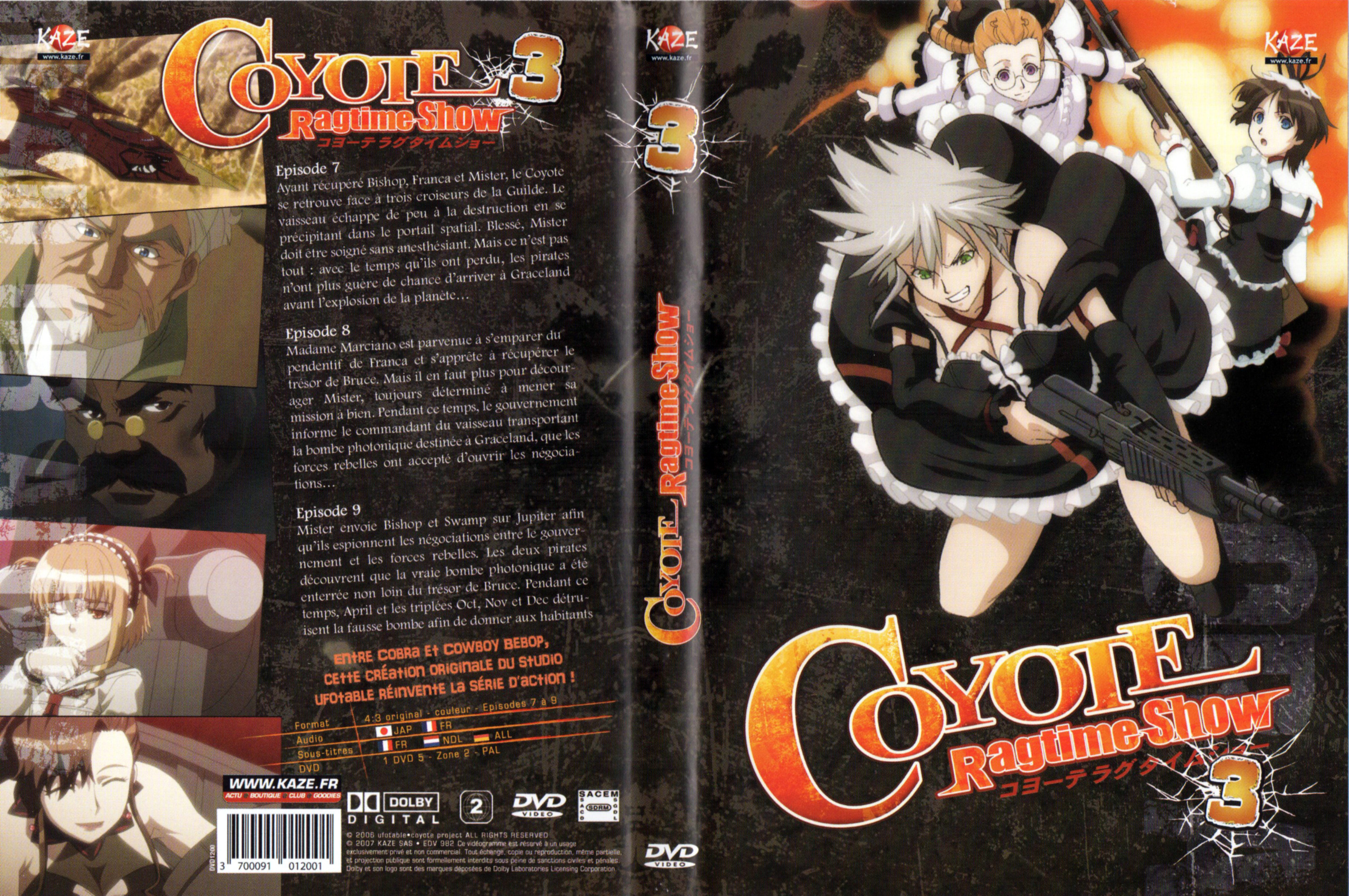 Jaquette DVD Coyote ragtime show vol 3