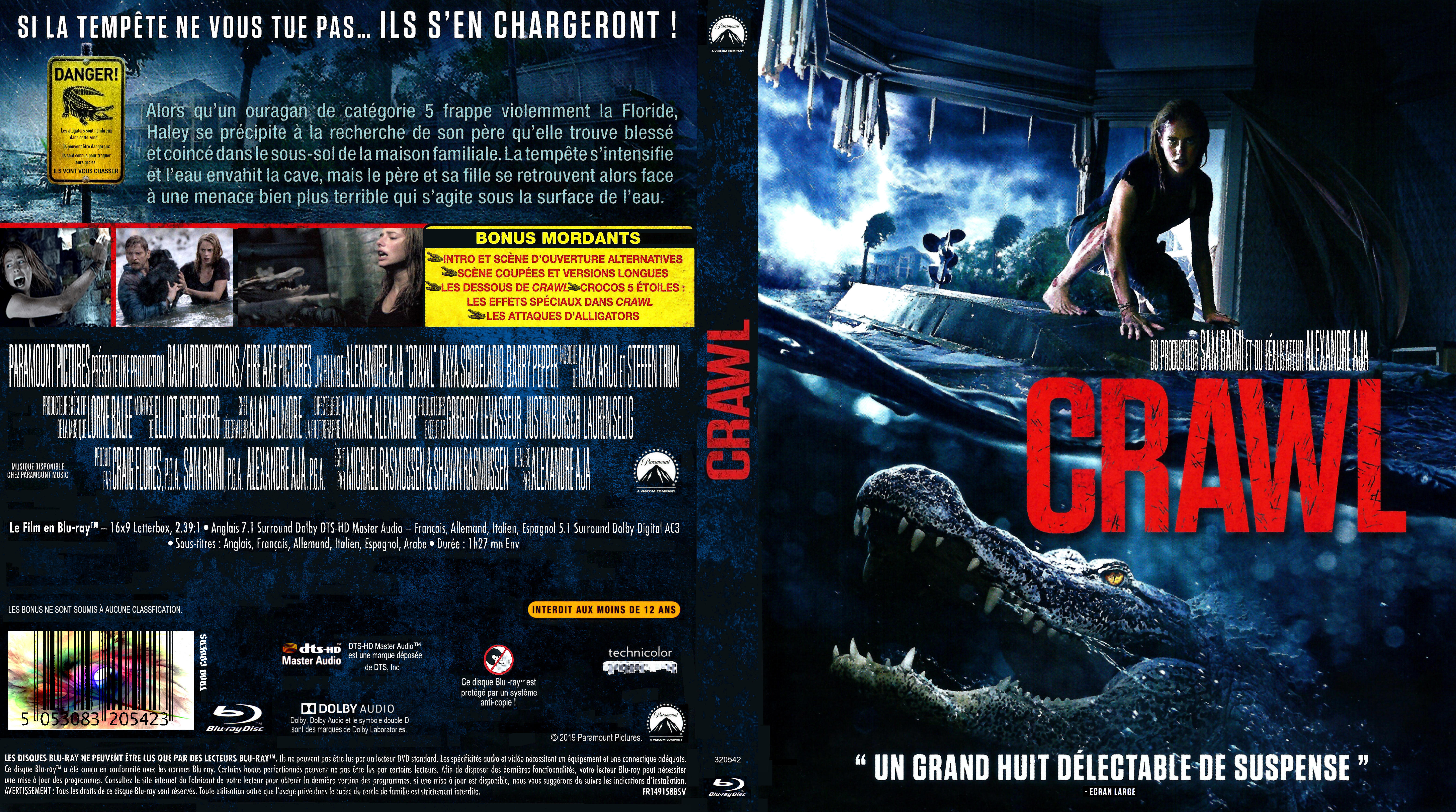 Jaquette DVD Crawl custom (BLU-RAY)
