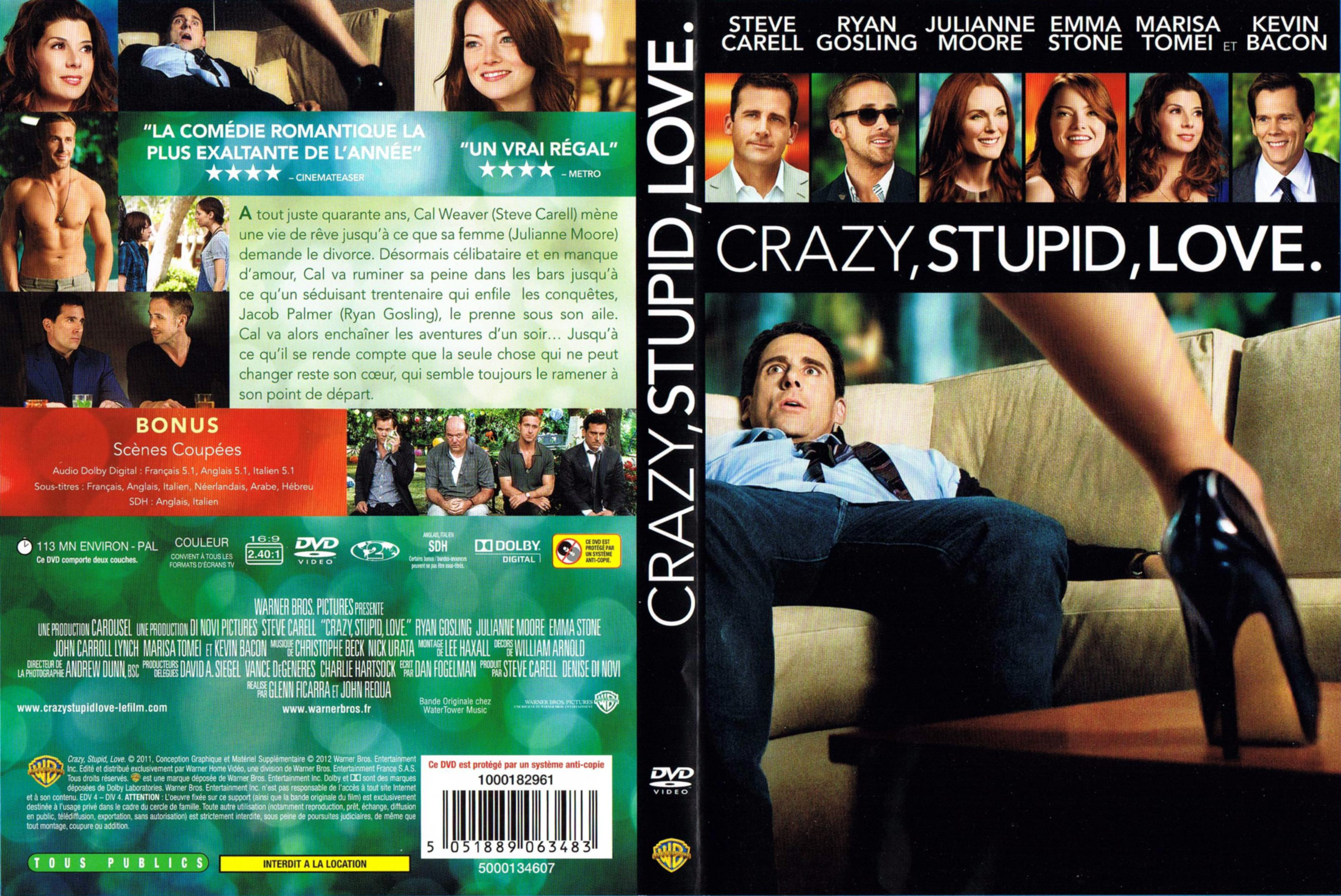 Jaquette DVD Crazy, Stupid, Love