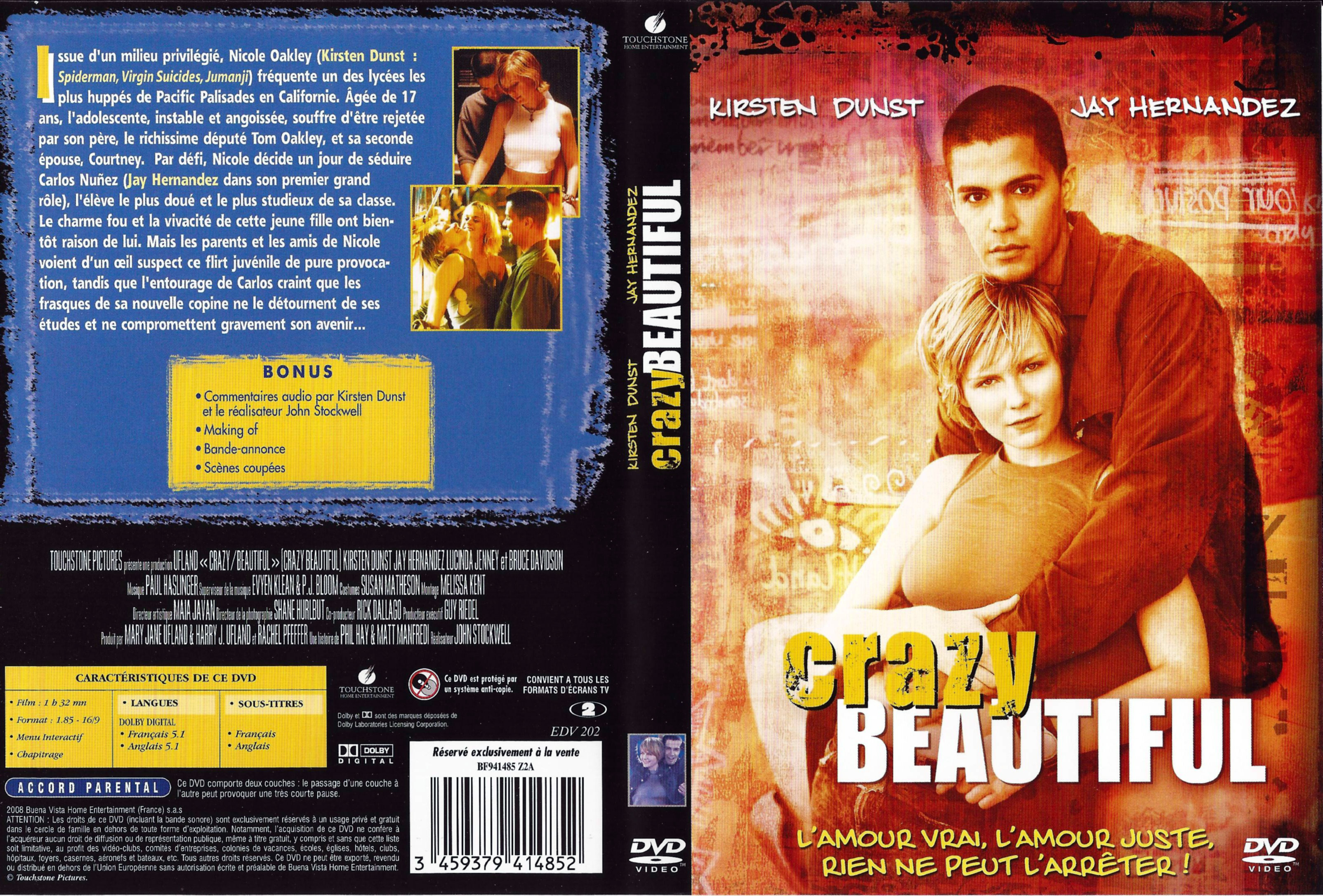 Jaquette DVD Crazy Beautiful
