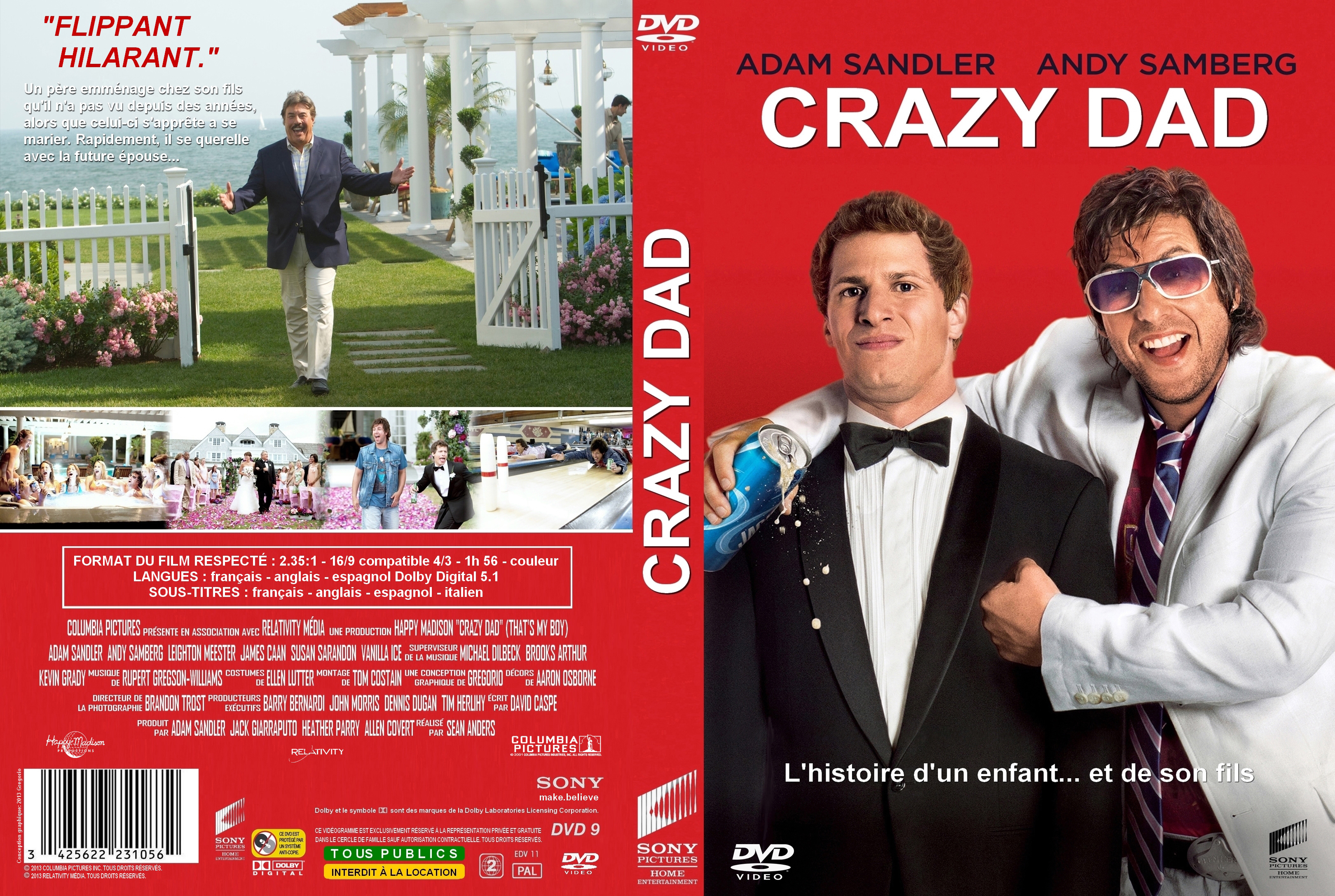 Jaquette DVD Crazy Dad custom