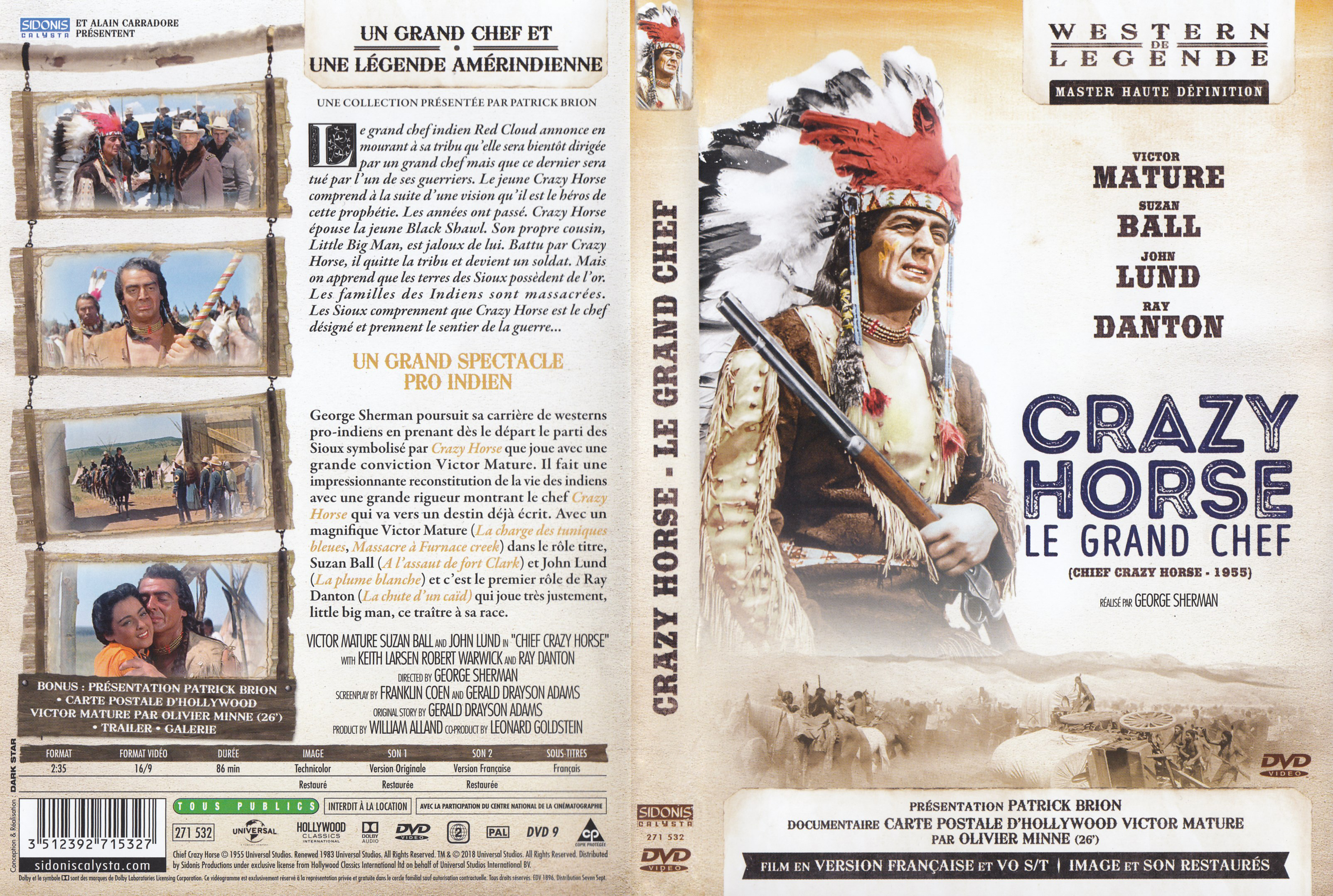 Jaquette DVD Crazy Horse Le grand chef
