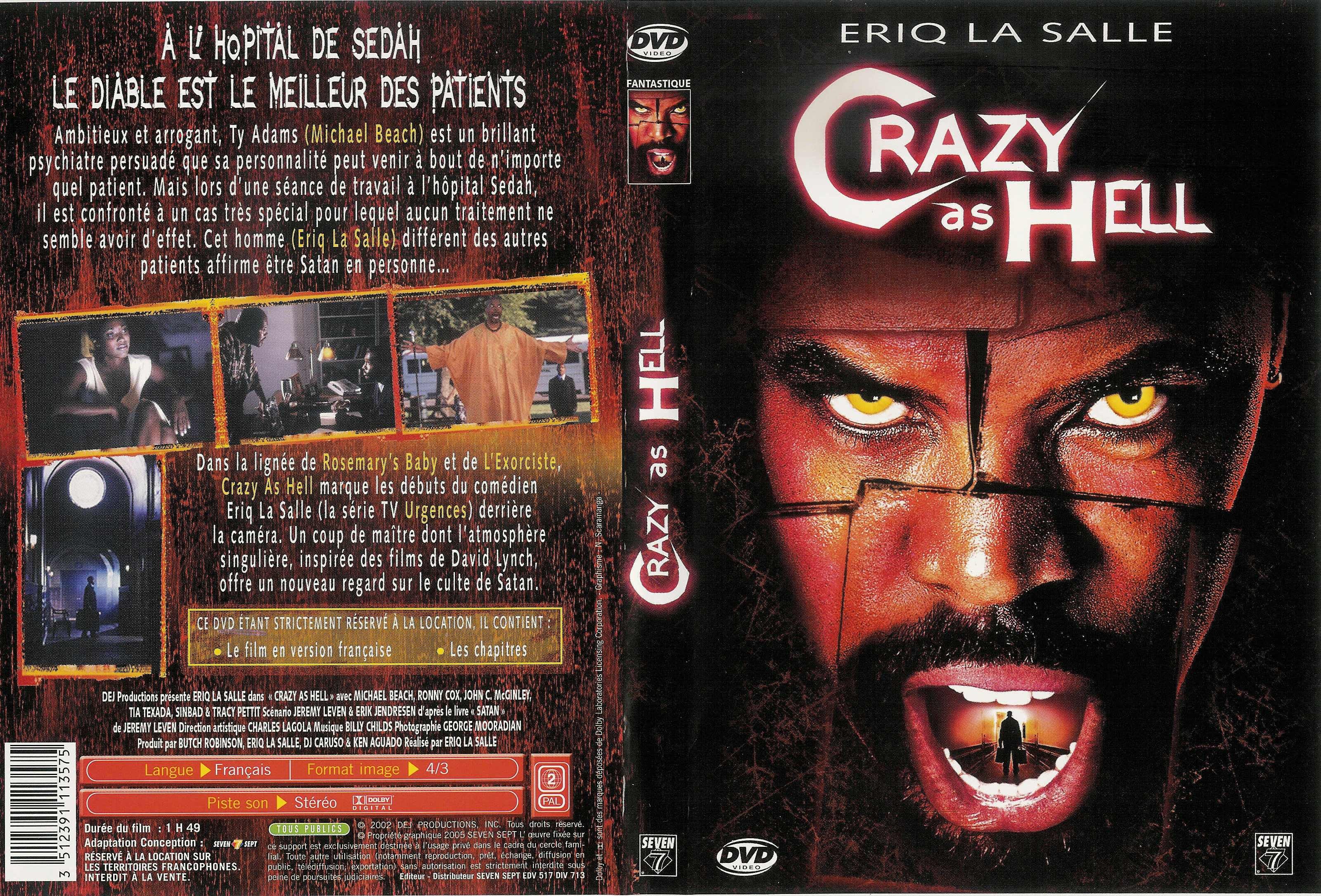 Jaquette DVD Crazy as hell v2