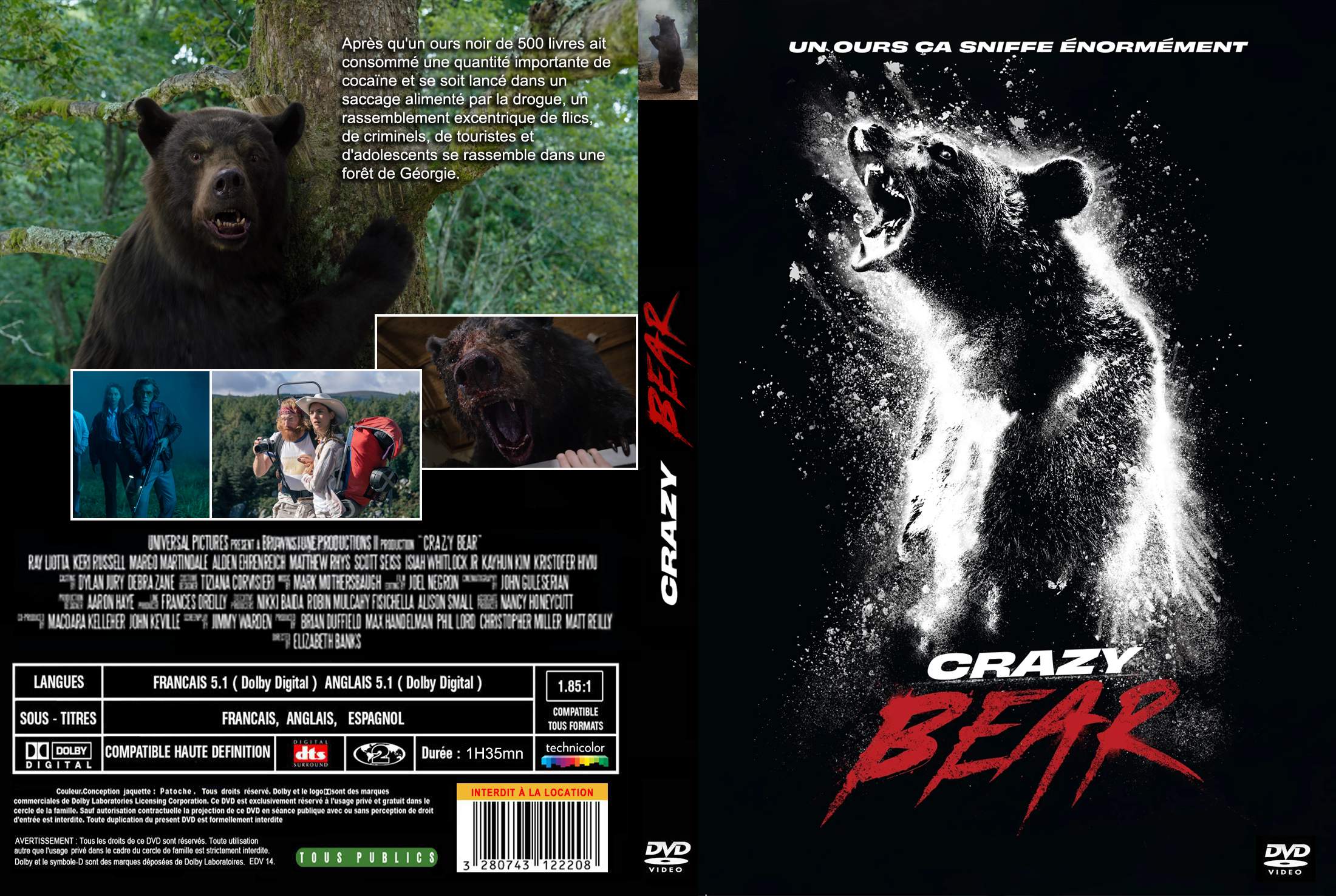 Jaquette DVD Crazy bear custom