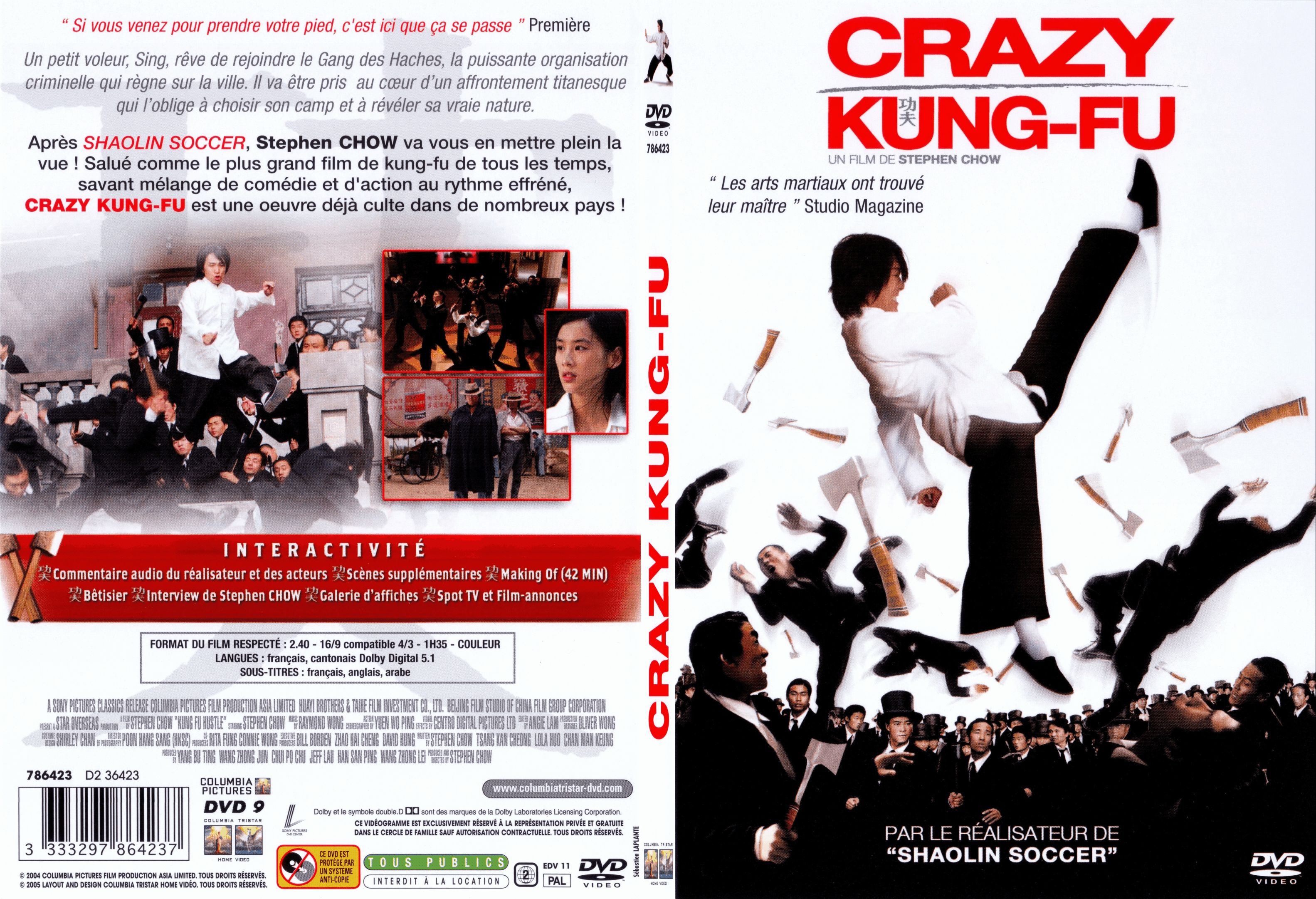 Jaquette DVD Crazy kung-fu - SLIM