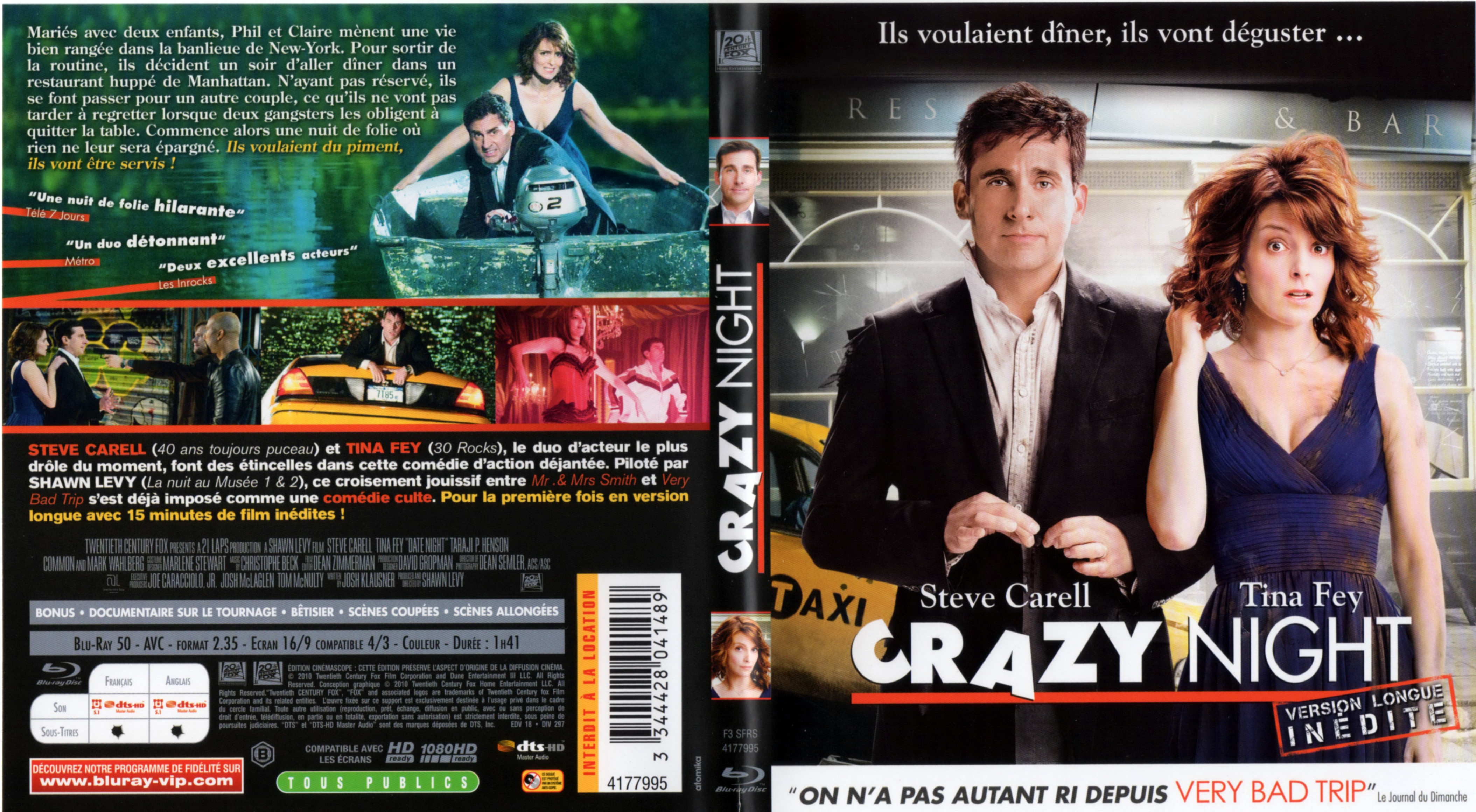 Jaquette DVD Crazy night (BLU-RAY)