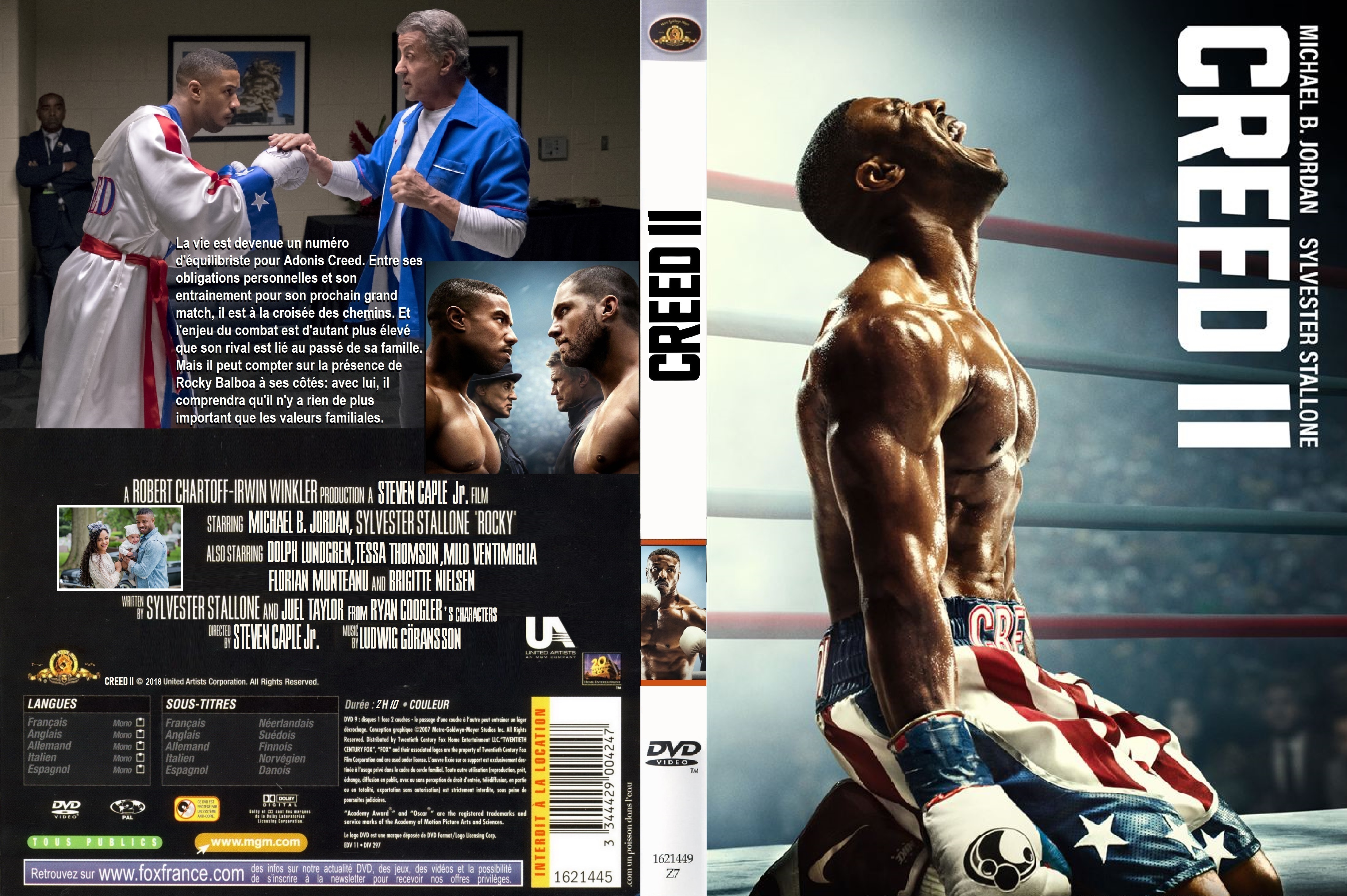 Jaquette DVD Creed 2 custom v2