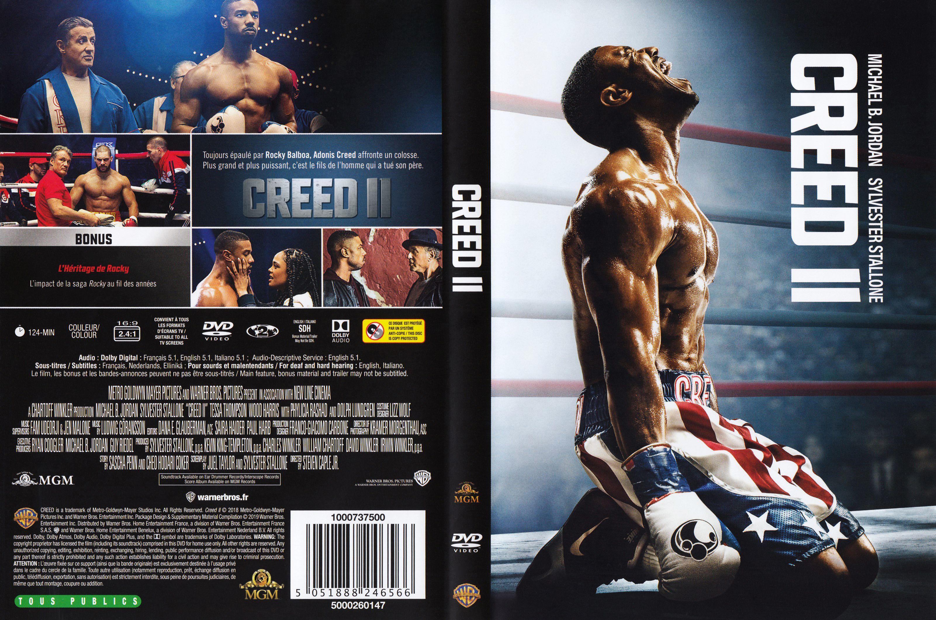 Jaquette DVD Creed 2 custom v3