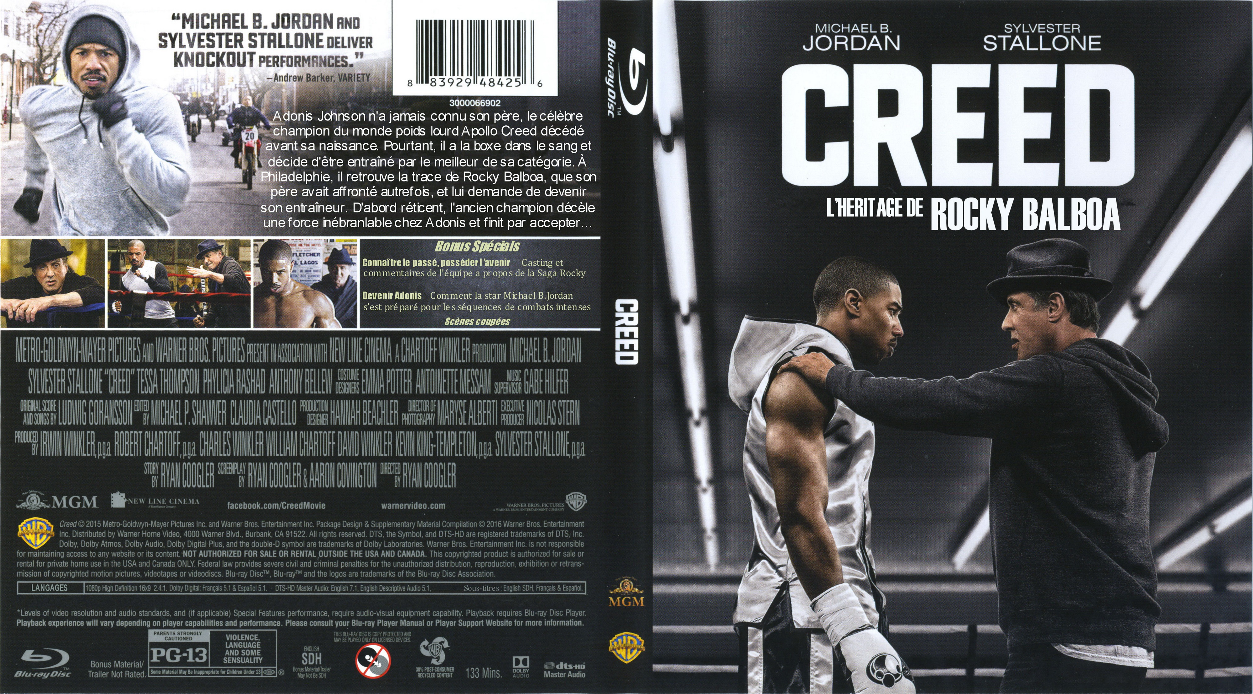 Jaquette DVD Creed (BLU-RAY)