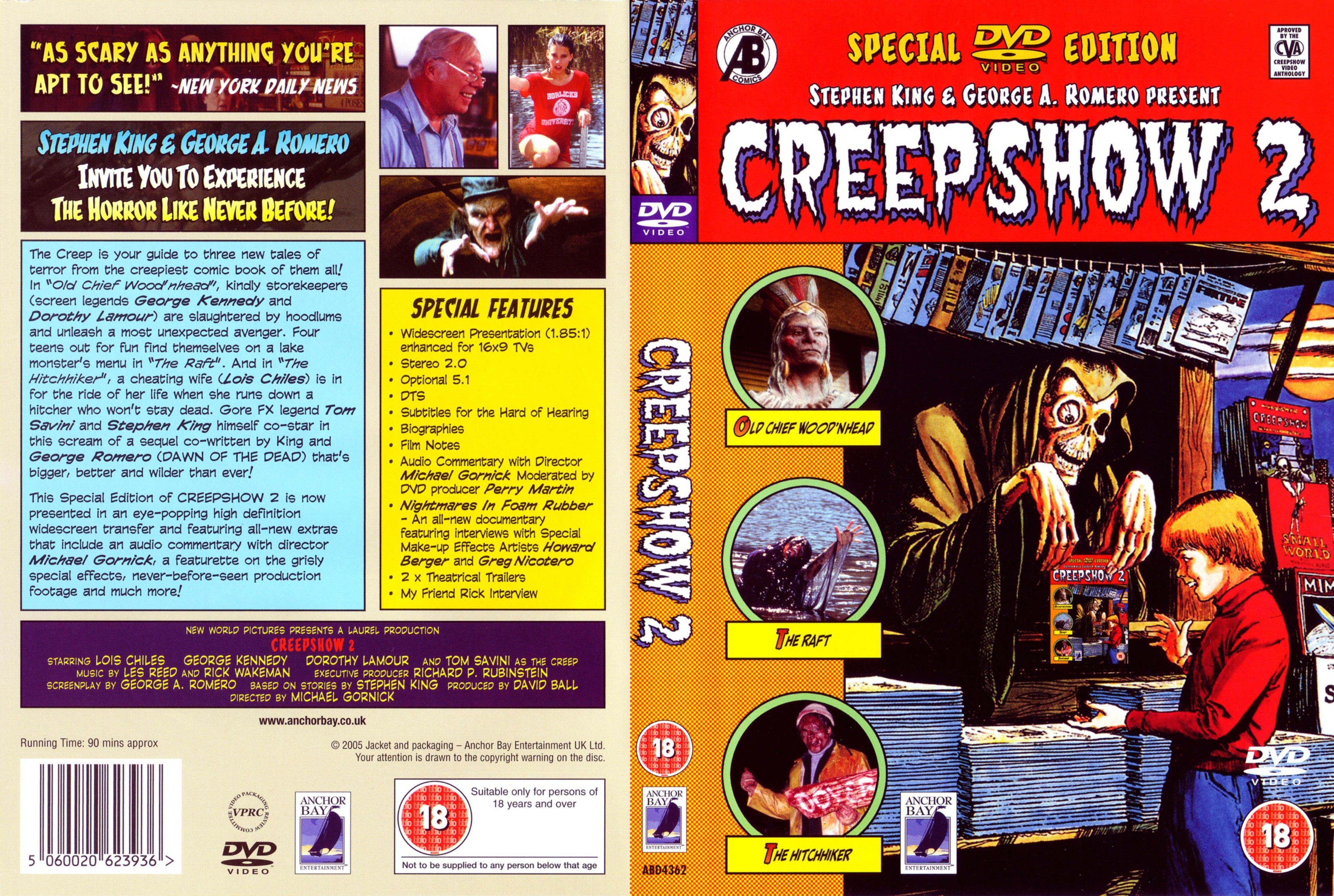 Jaquette DVD Creepshow 2 Zone 1